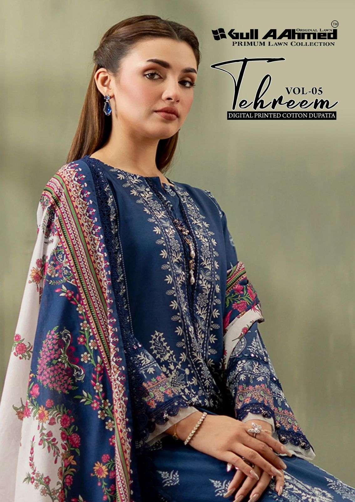 GULL AAHMED TEHREEM VOL 5 COTTON DIGITAL PRINT SALWAR SUIT