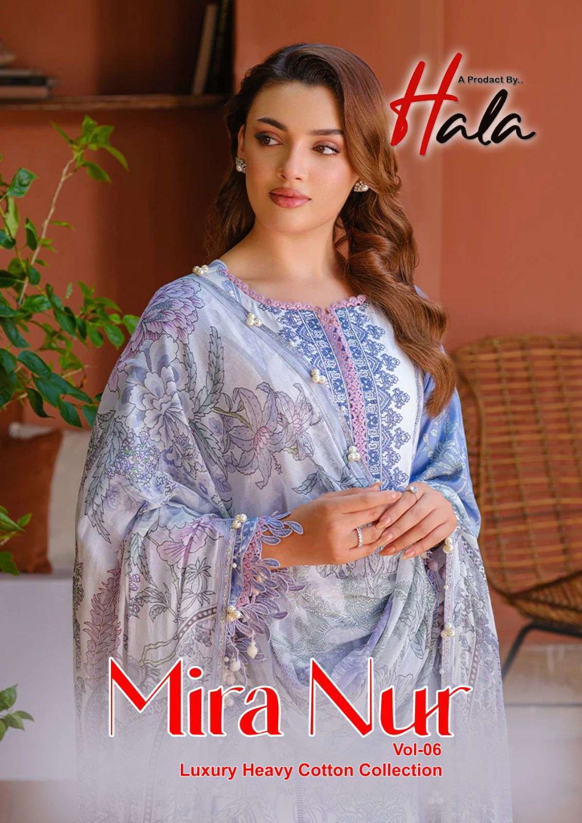 HALA DESIGNER SUIT MIRANUR VOL 1 LAWN COTTON DIGITAL PRINT SALWAR SUIT