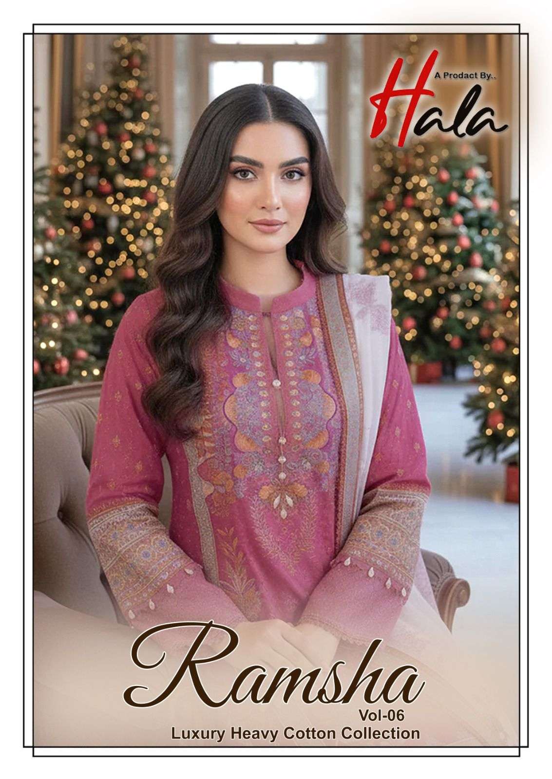 HALA RAMSHA VOL 6 COTTON DIGITAL PRINTS SALWAR SUIT