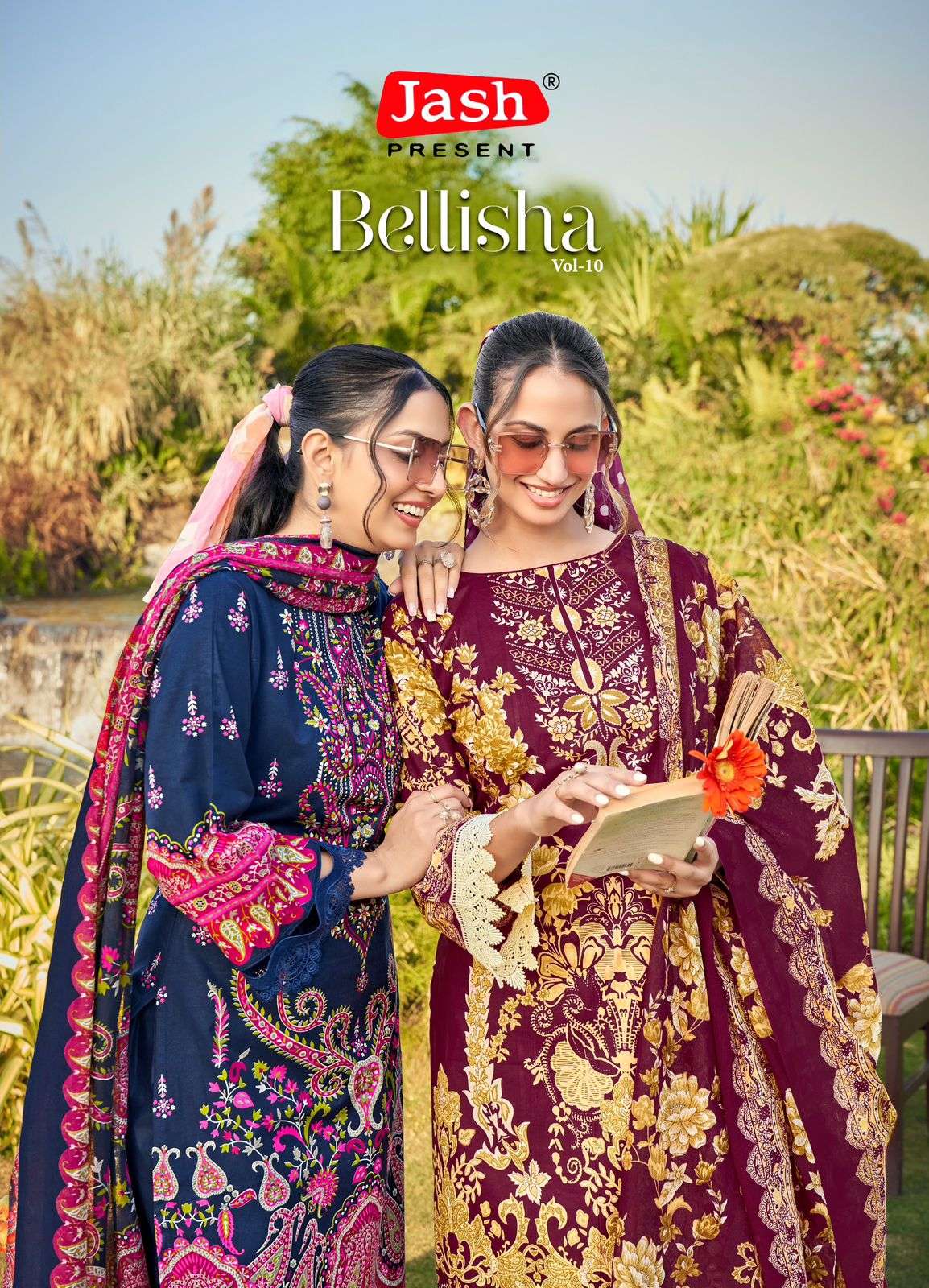 JASH BELLISHA VOL 10 COTTON DIGITAL PRINTS SALWAR SUIT