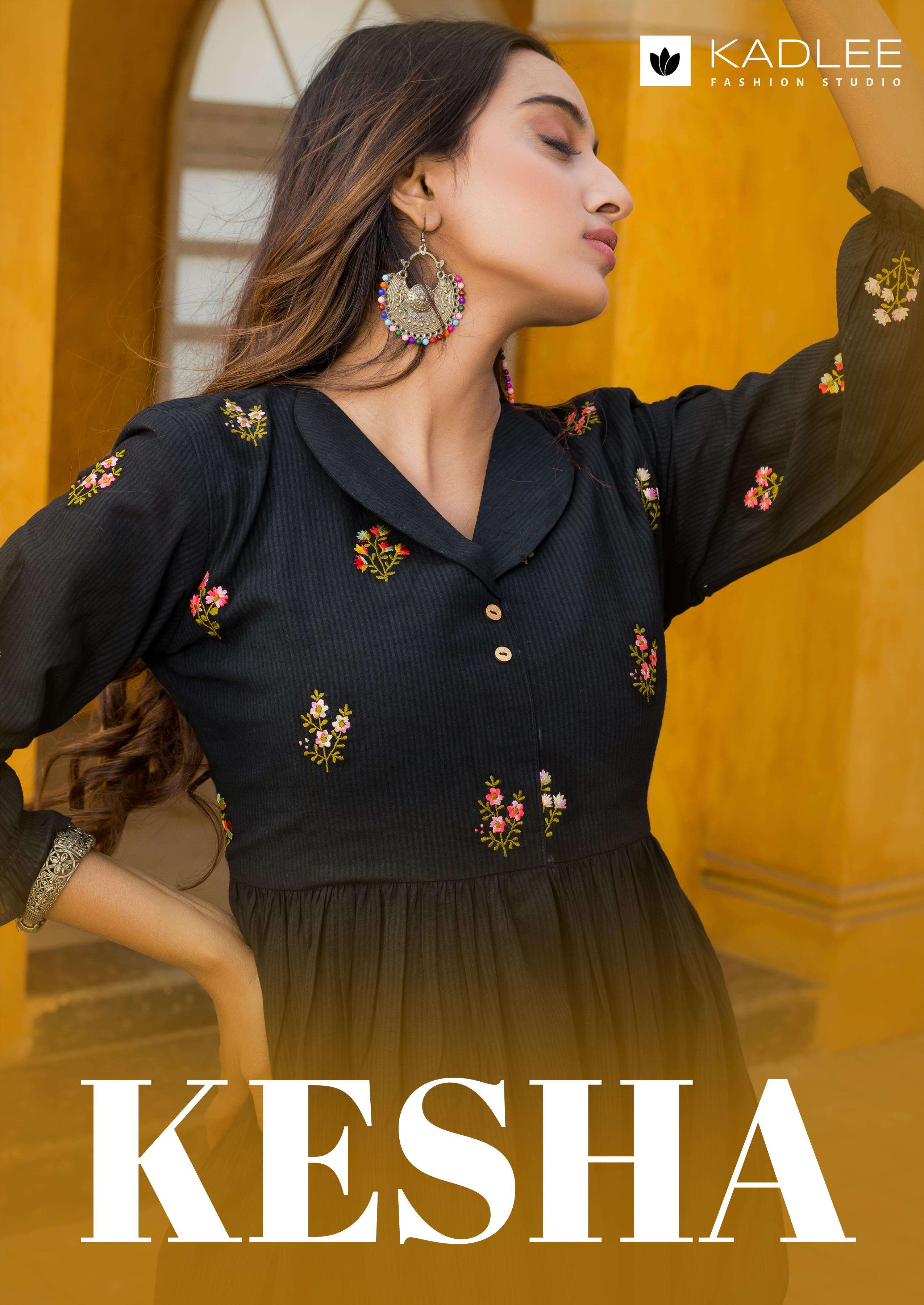 KADLEE FASHION KESHA COTTON PREETY LOOKS LADIES KURTI WITH BOTTOM PAIR 