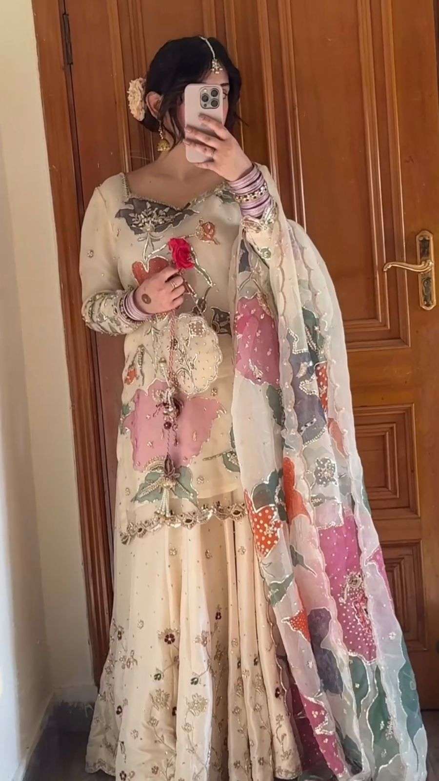 LG 1877 CHINON HEAVY EMBROIDERY DESIGNER FESTIVE WEAR GHARARA SUIT