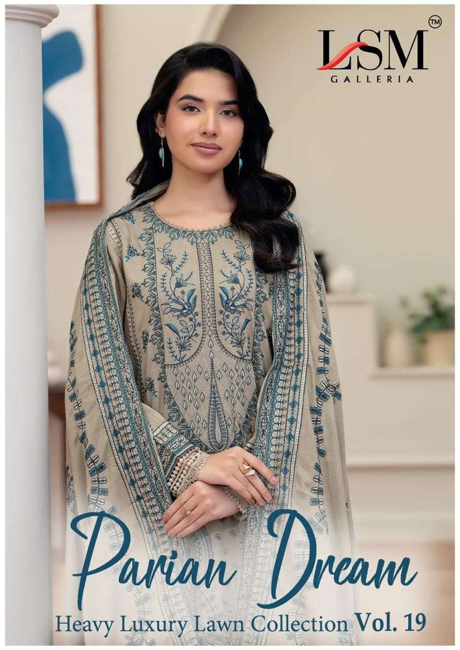 LSM GALLERIA PARIAN DREAM VOL 19 LAWN COTTON DIGITAL PRINT SALWAR SUIT