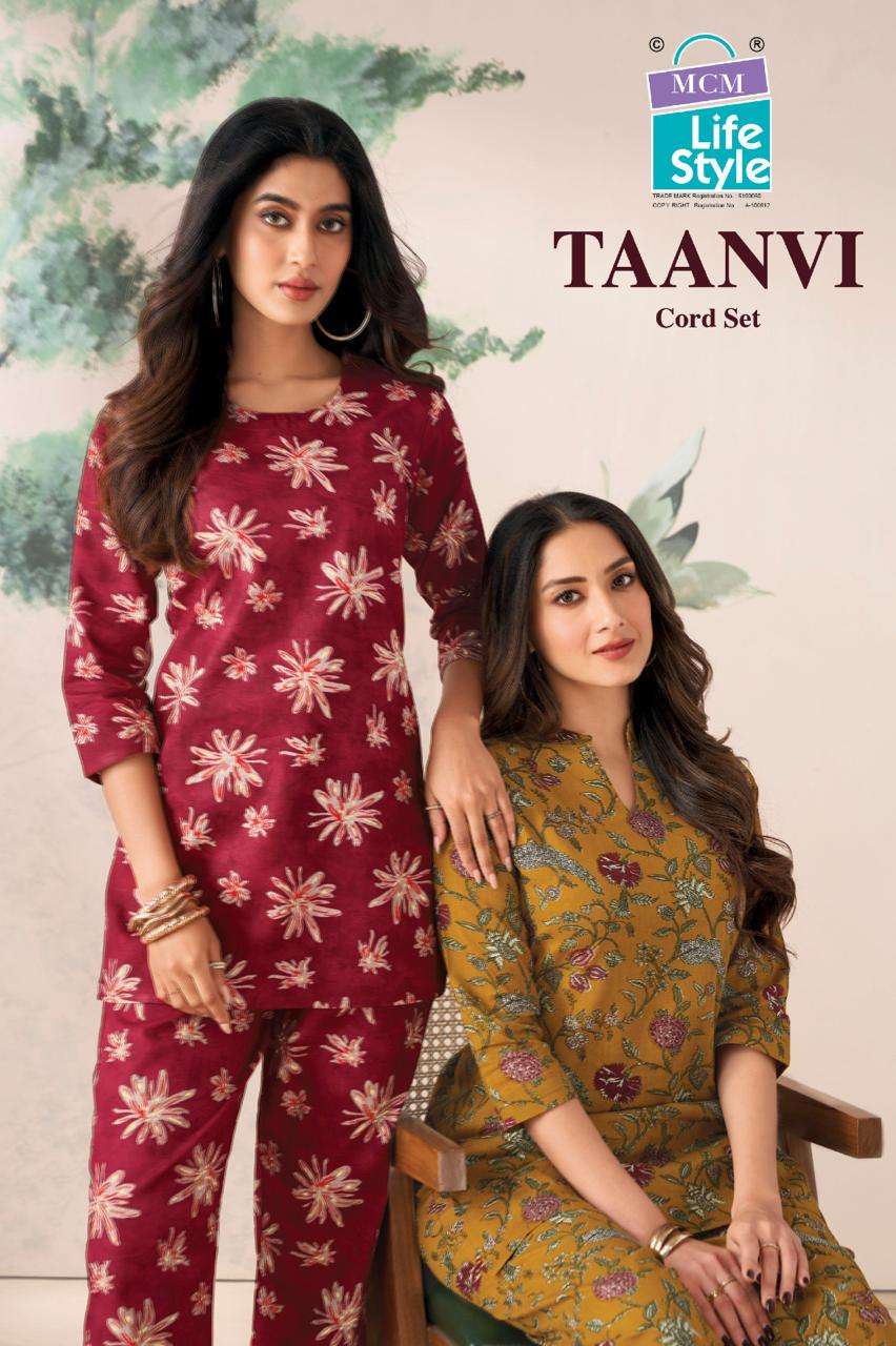 MCM LIFESTYLE TAANVI COTTON PRINT FANCY LADIES TOP WITH PANT PAIR 