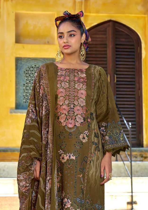 PAKIZA PRINTS FARMAISH VOL 2 FANCY KASHMIRI EMBROIDERY WORK LADIES SUIT