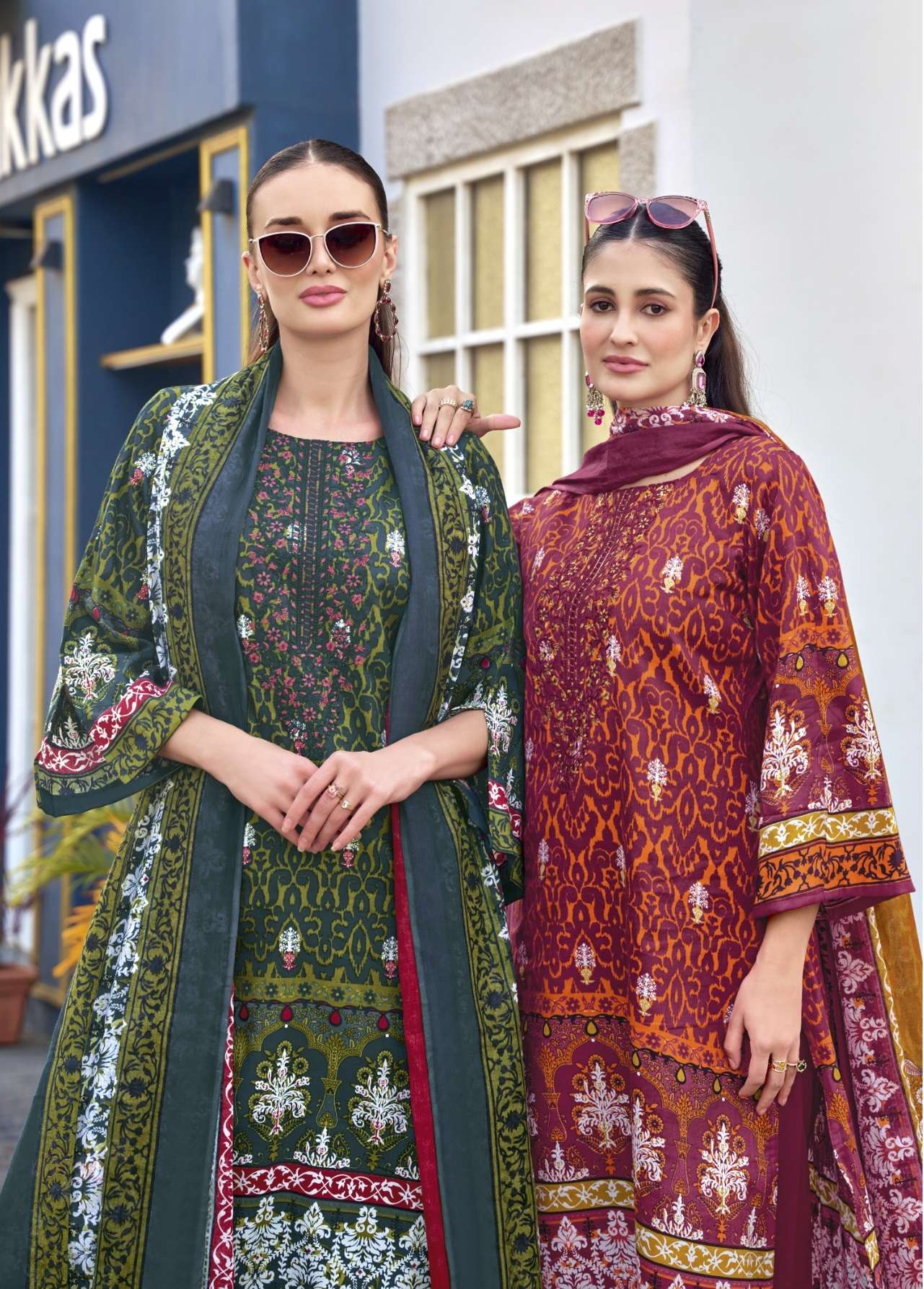PAKIZA PRINTS FARMAISH VOL 7 JAM SATIN FANCY KASHMIRI WORK LADIES SUIT