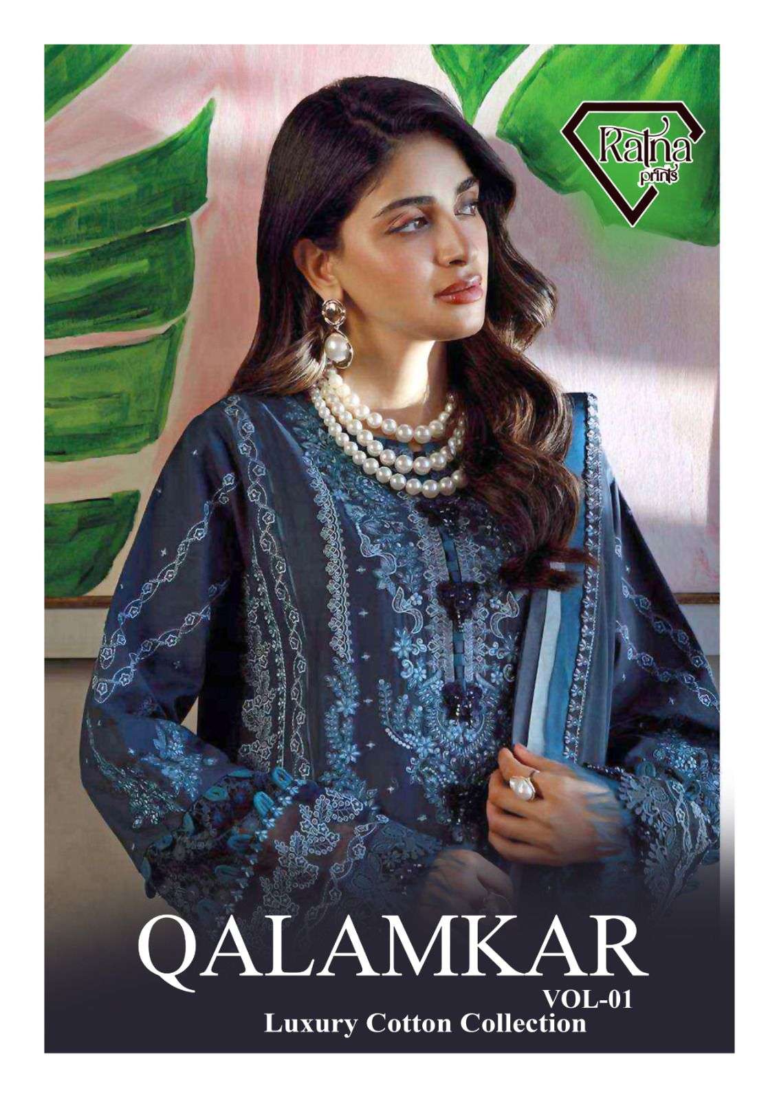 RATNA PRINTS QALAMKAR VOL 1 LAWN COTTON DIGITAL PRINT SALWAR SUIT