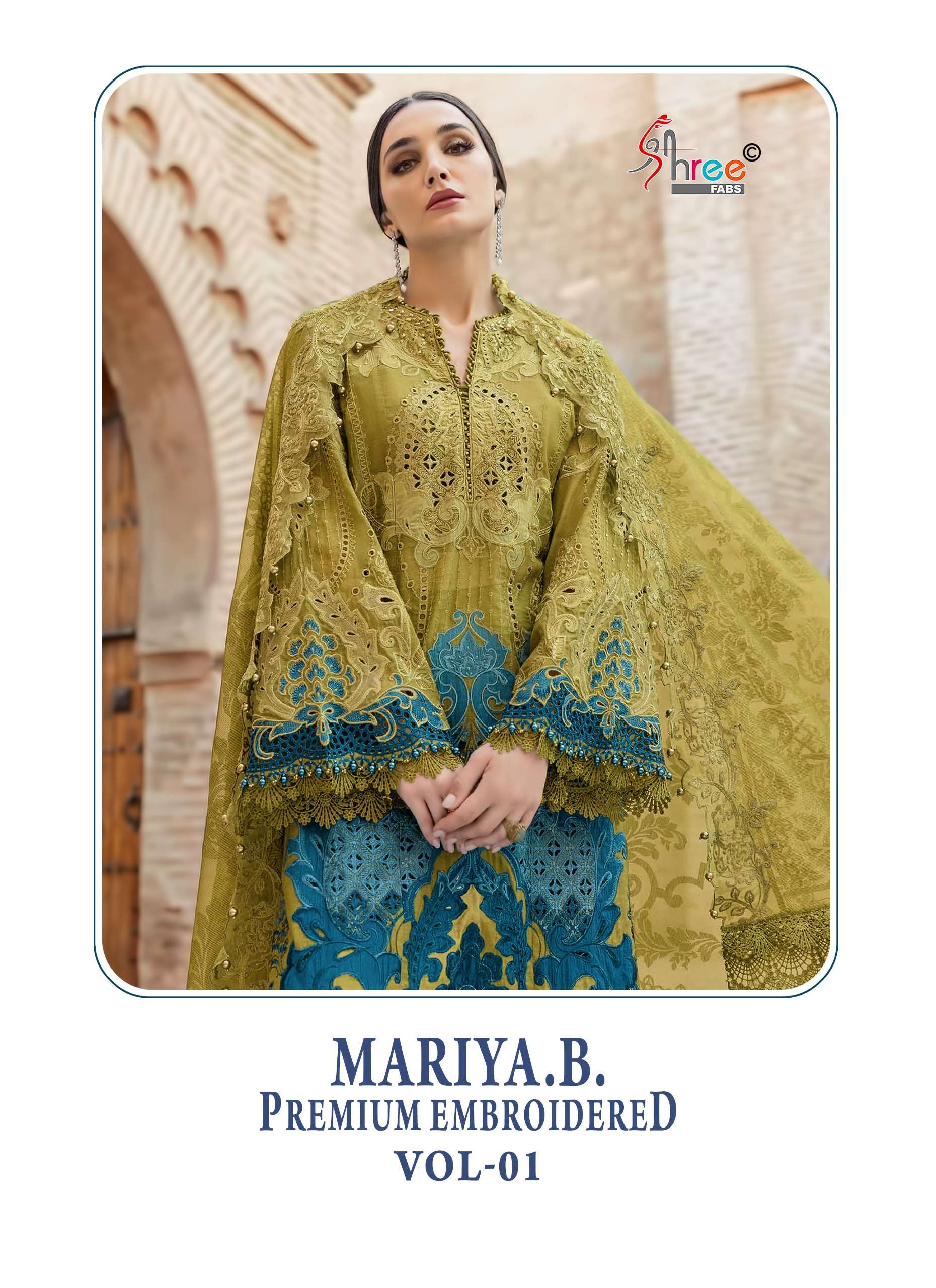 SHREE FABS MARIYA B PREMIUM EMBROIDERED VOL 1
