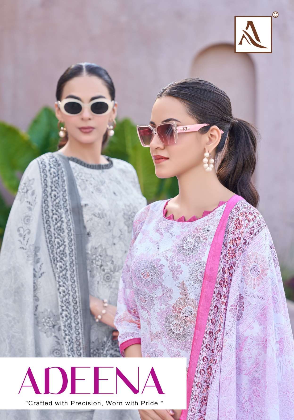 ALOK SUITS ADEENA COTTON PRINT WITH FANCY EMBROIDERY WORK SUIT