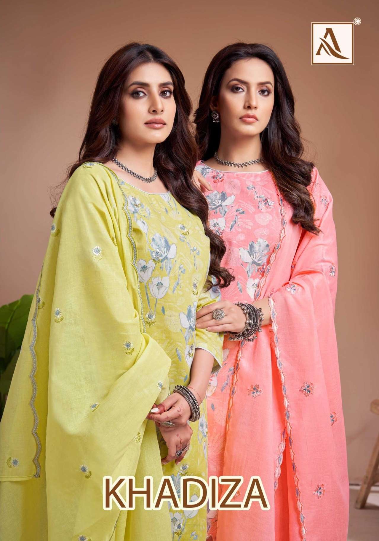 ALOK SUITS KHADIZA COTTON PRINT WITH FANCY EMBROIDERY WORK SUIT