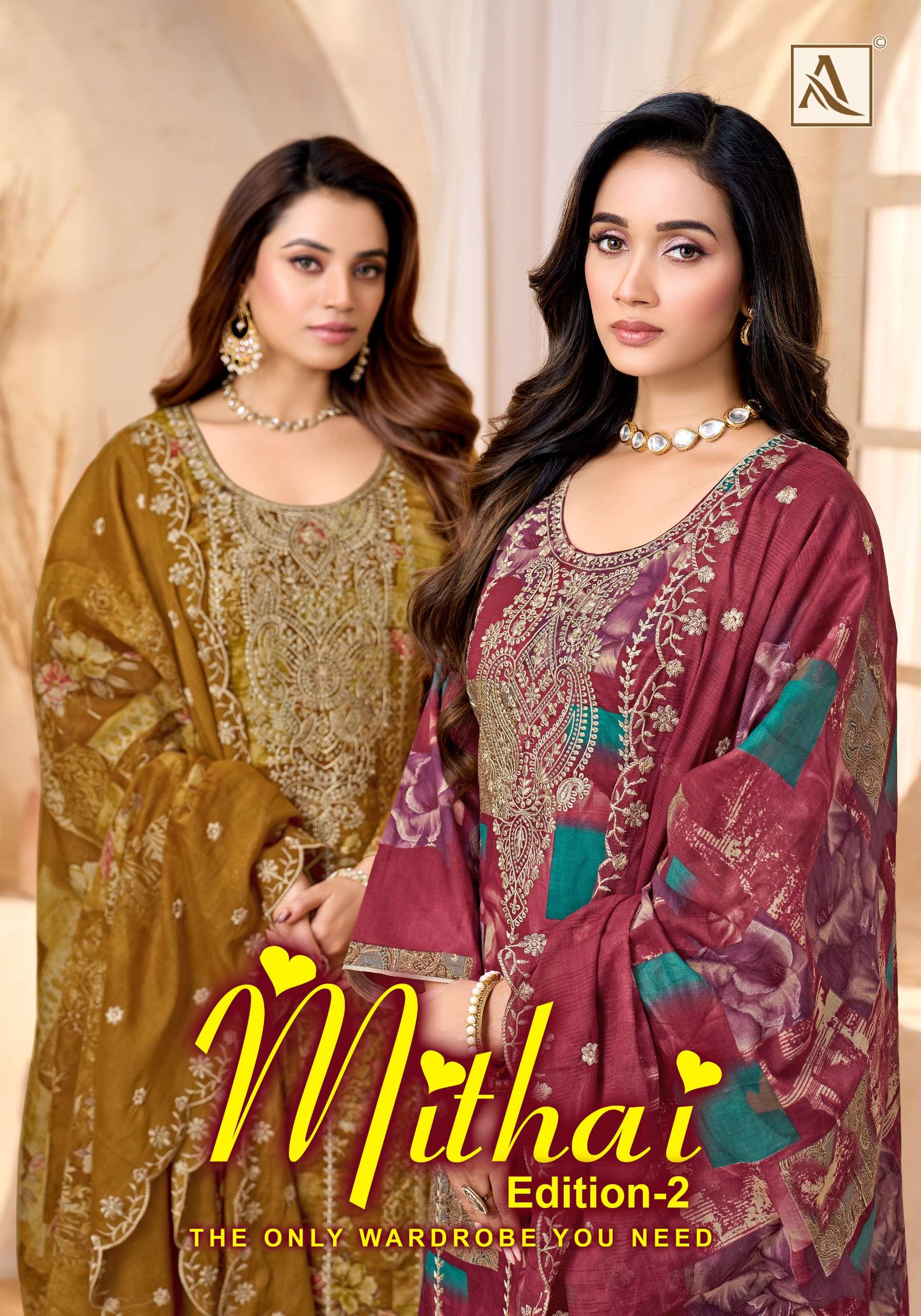 ALOK SUITS MITHAI VOL 2 COTTON PRINT WITH FANCY EMBROIDERY WORK SUIT