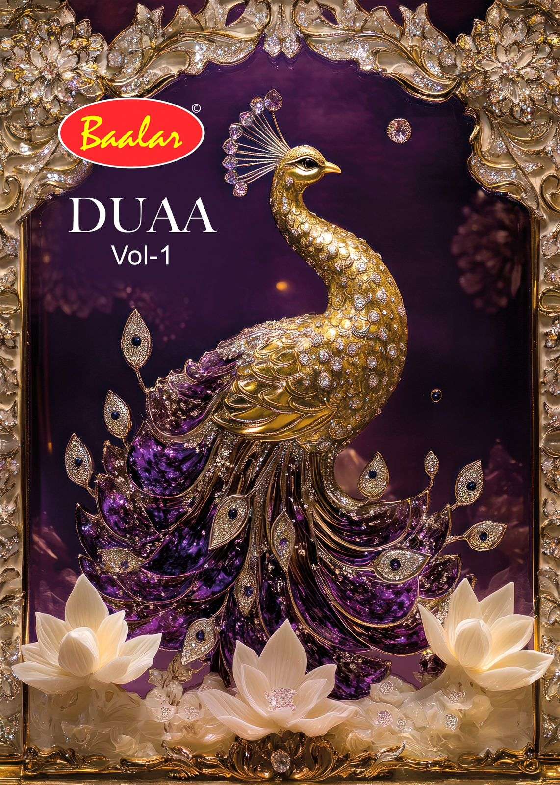 BAALAR DUAA VOL 1 LAWN COTTON DIGITAL PRINTED LADIES SUIT