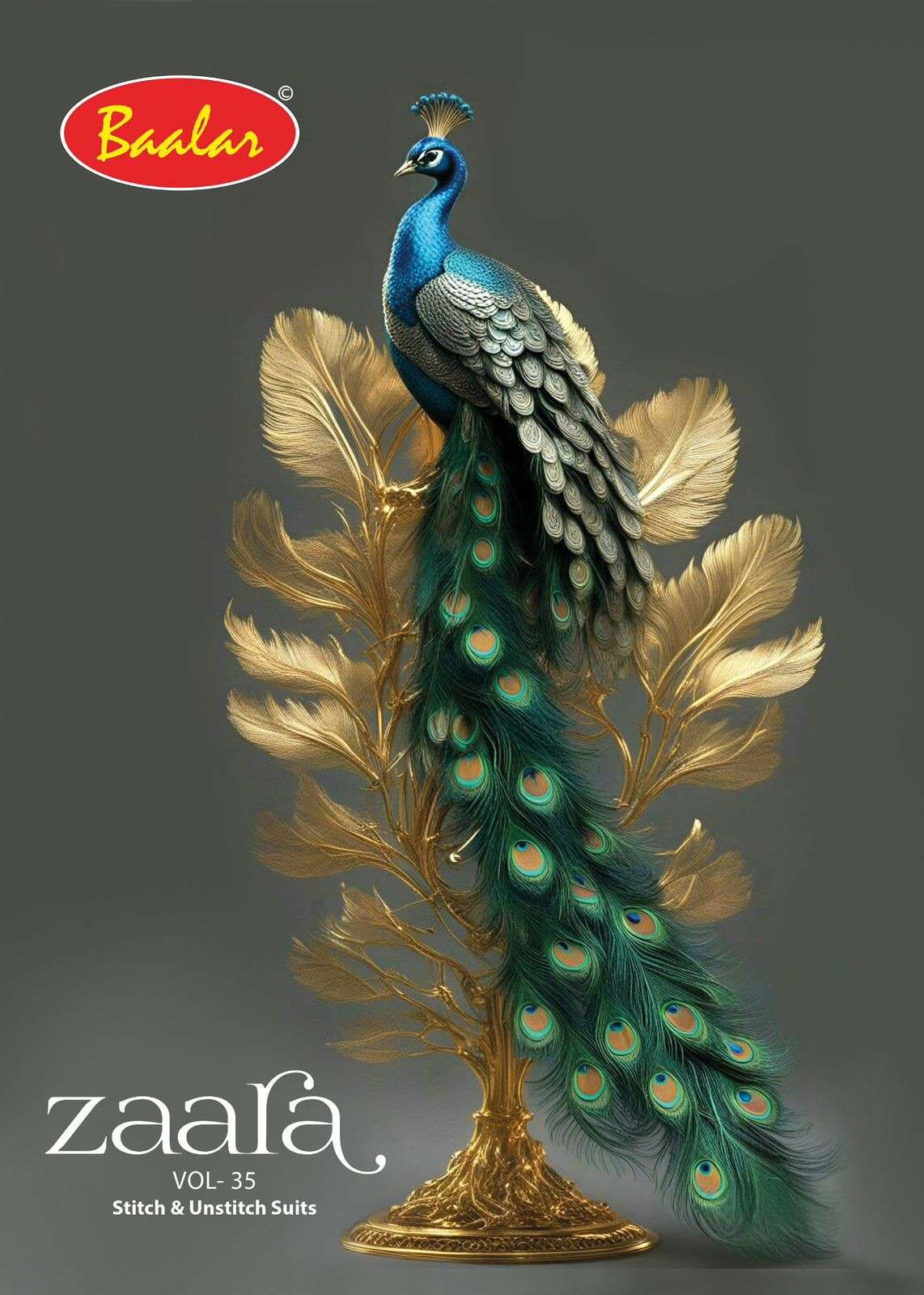 BAALAR ZAARA VOL 35 COTTON PRINTED LADIES SALWAR SUIT