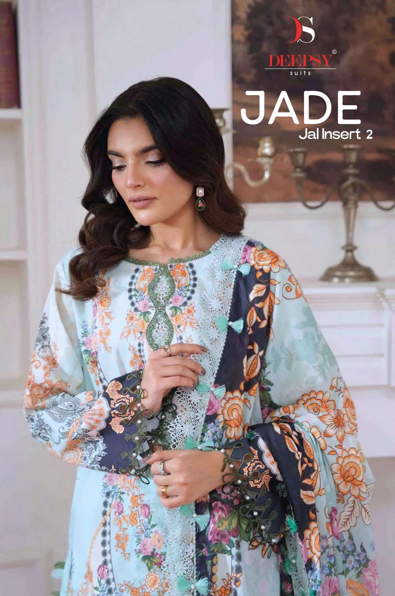 DEEPSY SUITS JADE JAL INSERT VOL 2 COTTON EMBROIDERY WORK SALWAR KAMEEZ 
