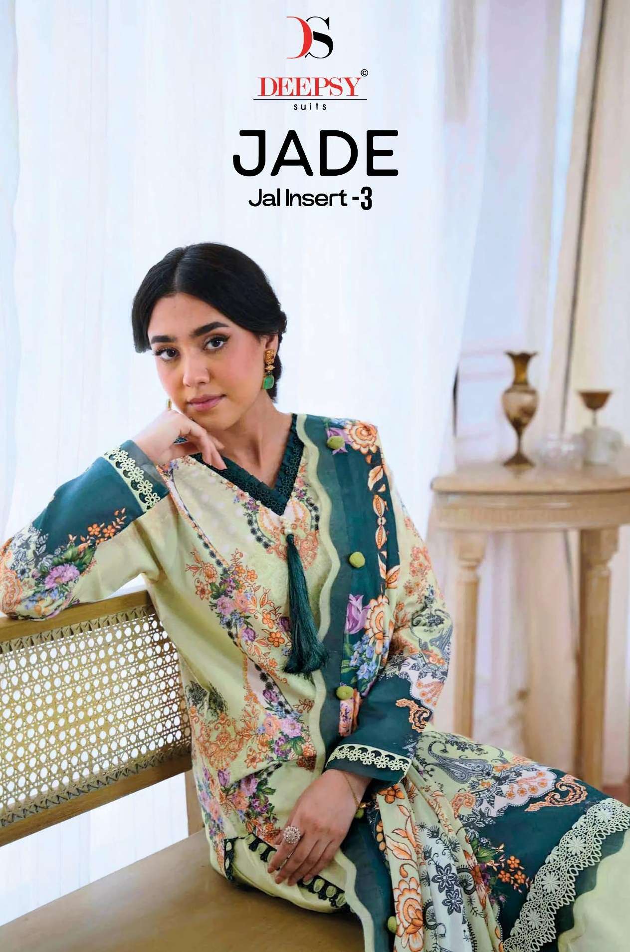 DEEPSY SUITS JADE JAL INSERT VOL 3 COTTON PATCH EMBROIDERY WORK SALWAR KAMEEZ