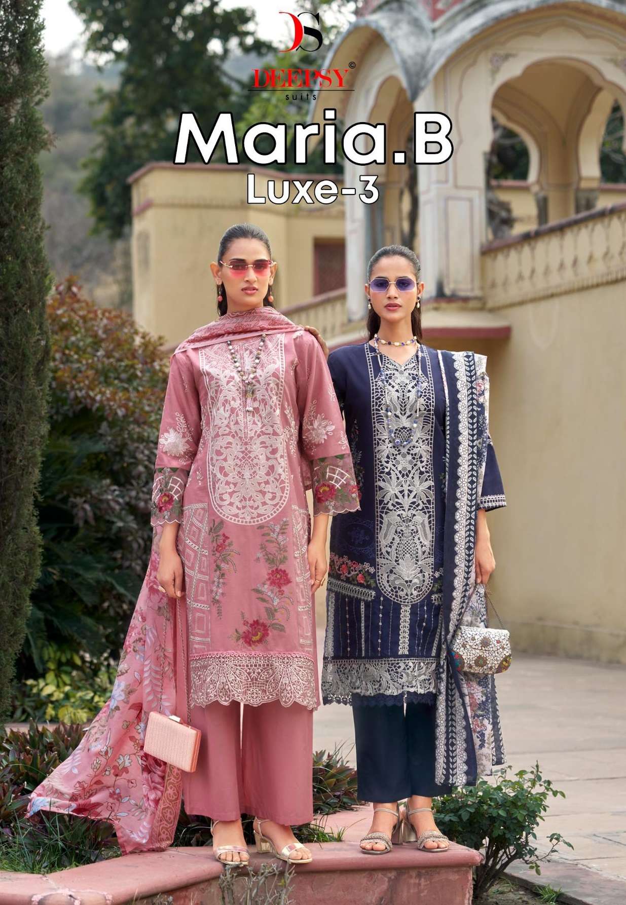 DEEPSY SUITS MARIAB LUXE VOL 3 COTTON HEAVY EMBROIDERY DESIGNER PAKISTANI SUIT