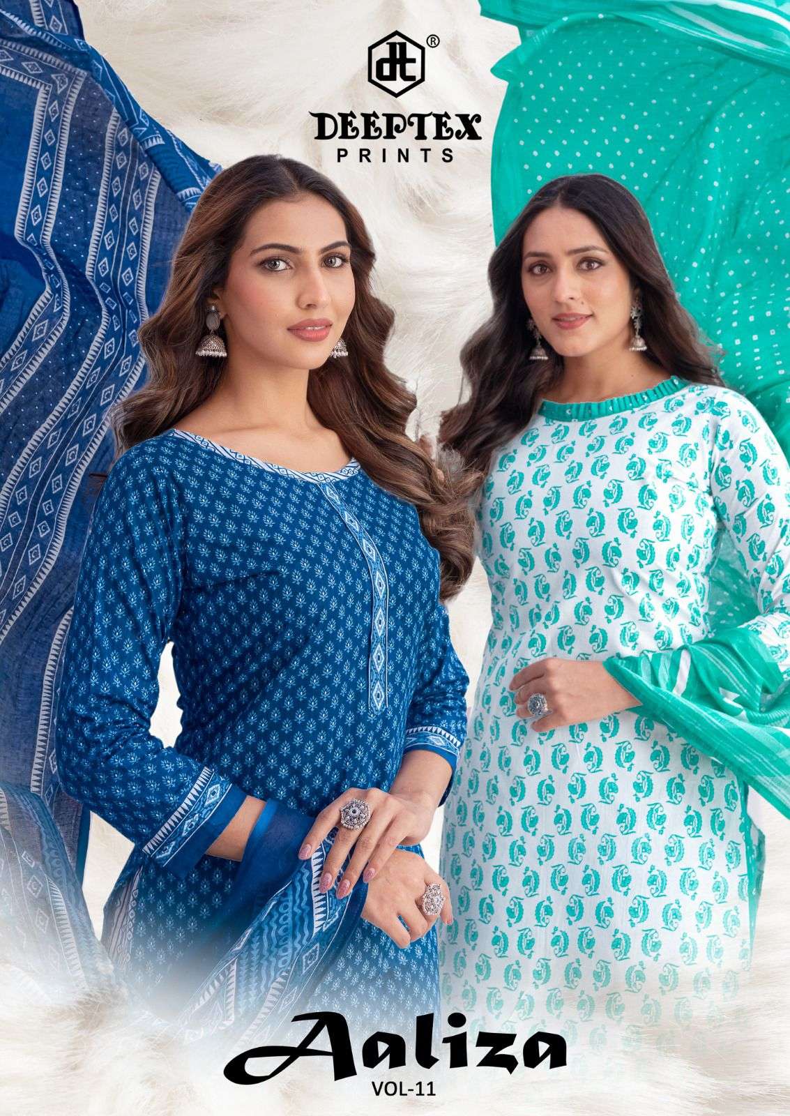 DEEPTEX PRINTS AALIZA VOL 11 COTTON PRINTED LADIES SALWAR SUIT
