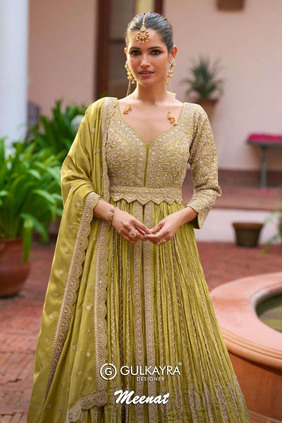 GULKAYRA DESIGNER MEENAT HEAVY ELEGANT DESIGNER WEDDING WEAR LADIES SUIT