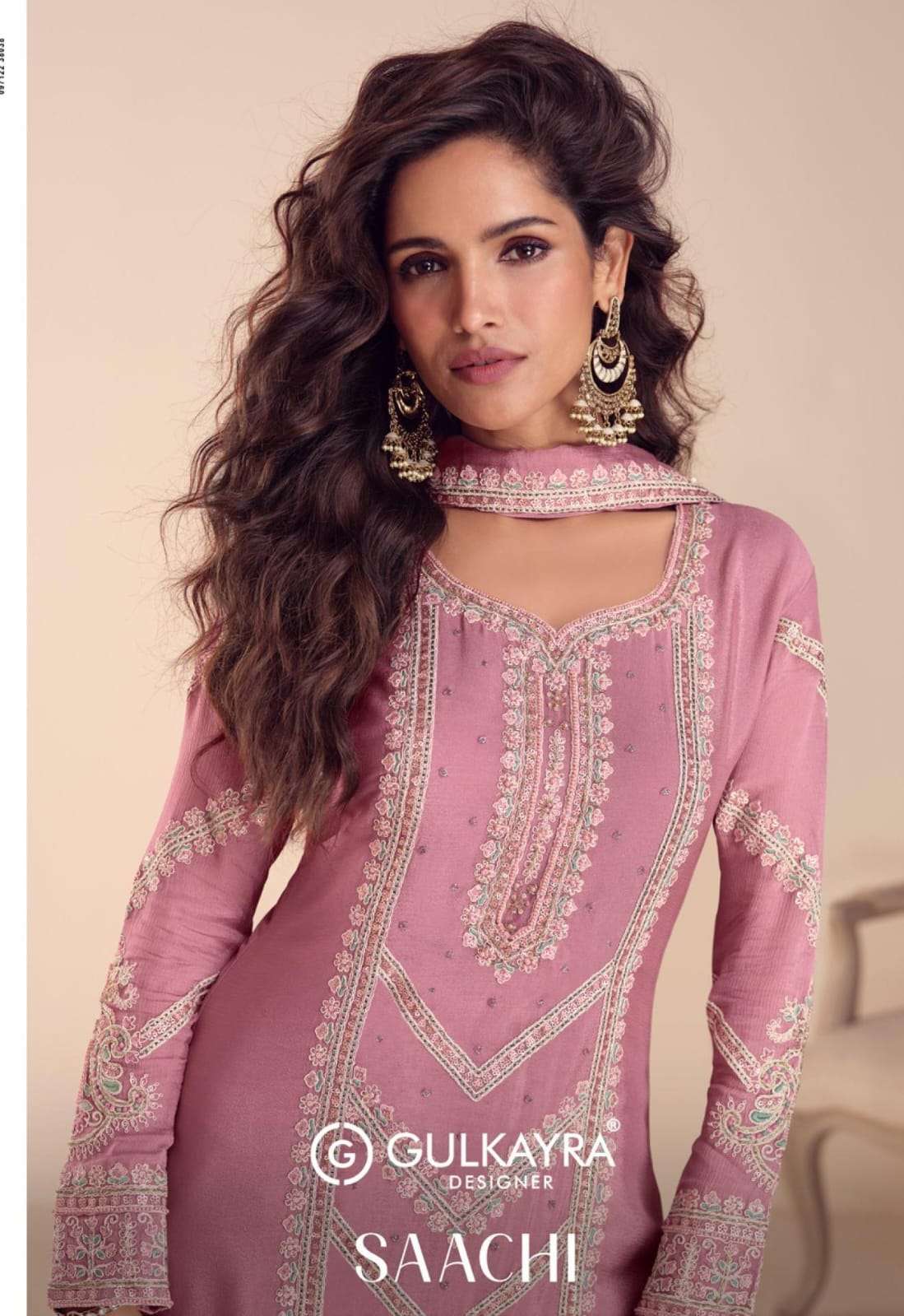 GULKAYRA DESIGNER SAACHI HEAVY EMBROIDERED DESIGNER WEDDING WEAR LADIES SUIT