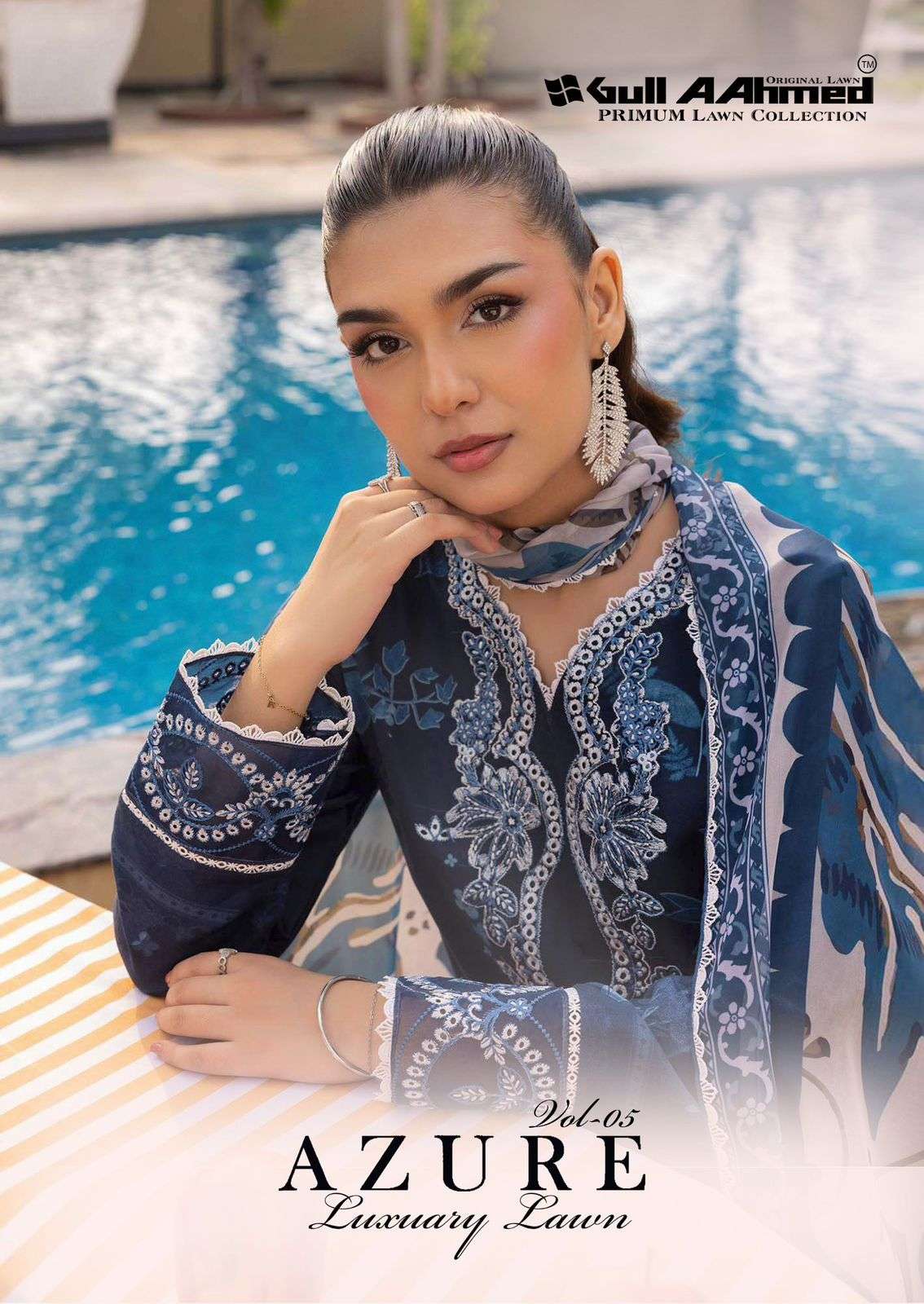 GULL AAHMED AZURE VOL 5 COTTON DIGITAL PRINTS SALWAR SUIT