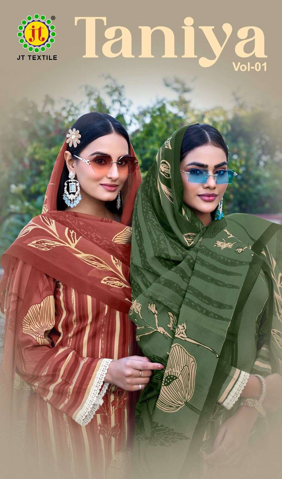 JT TANIYA VOL 1 RAYON FANCY WORKS LADIES SALWAR SUIT