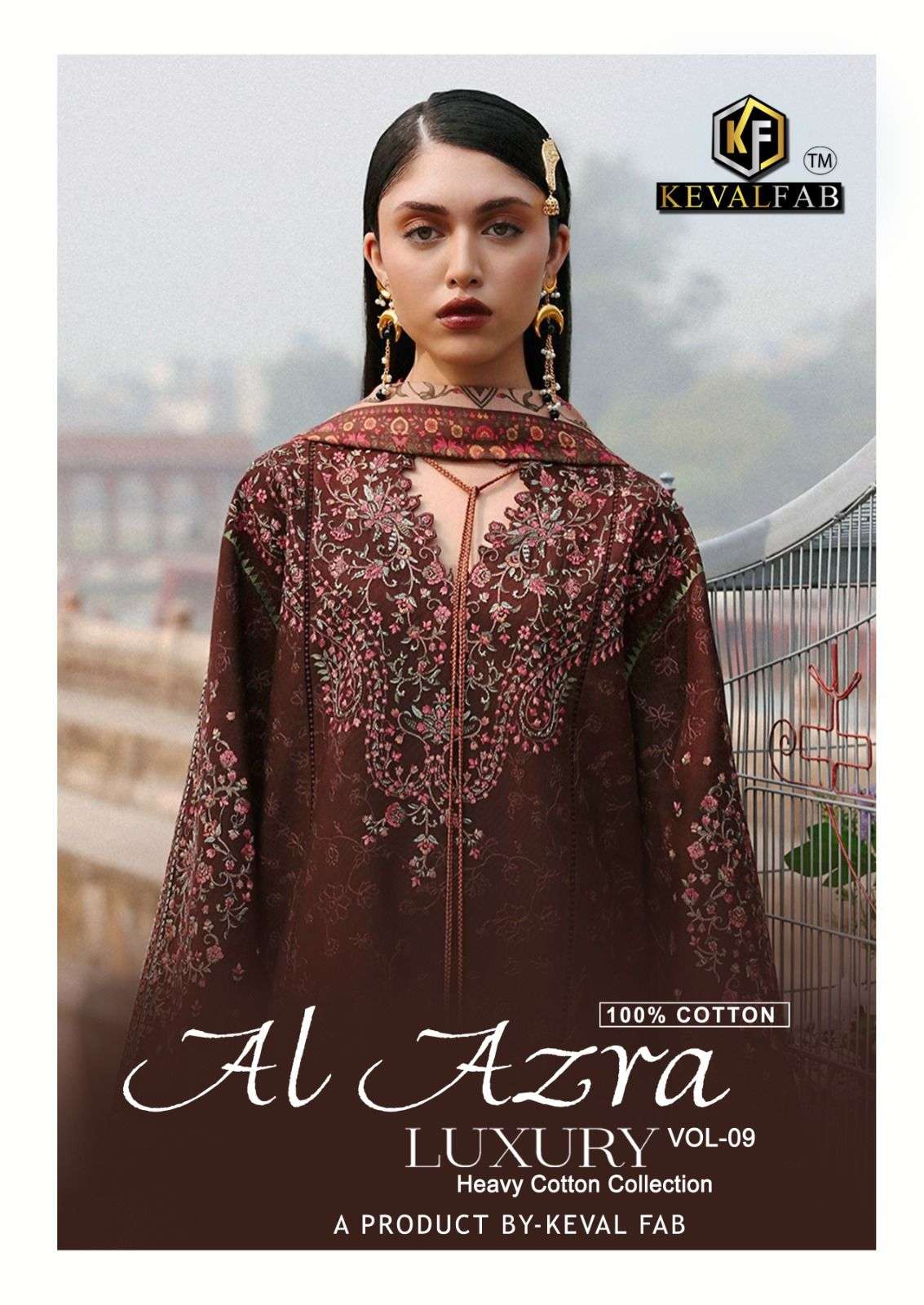 KEVAL FAB AL AZARA VOL 9 COTTON DIGITAL PRINT SALWAR SUIT
