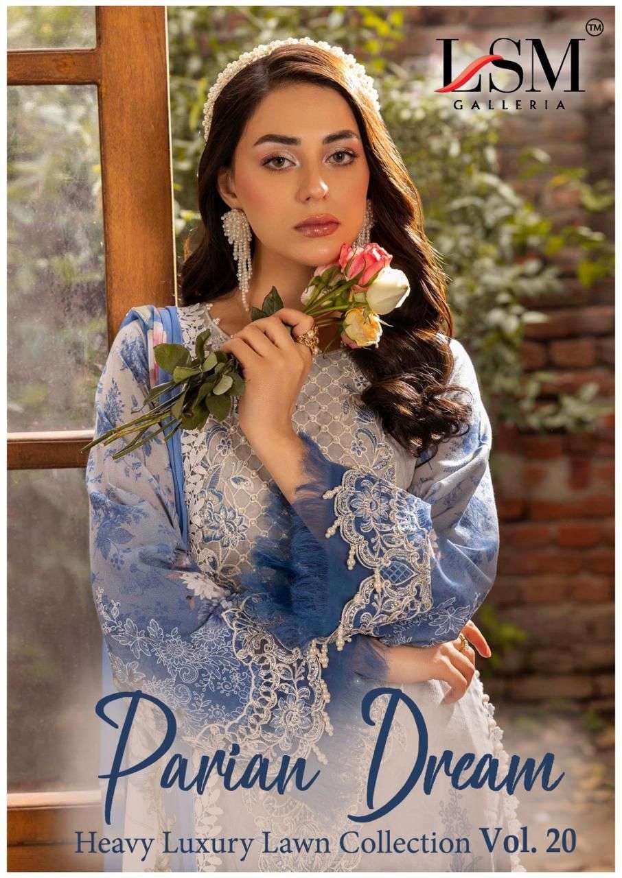LSM GALLERIA PARIAN DREAM VOL 20 LAWN COTTON DIGITAL PRINT SALWAR SUIT