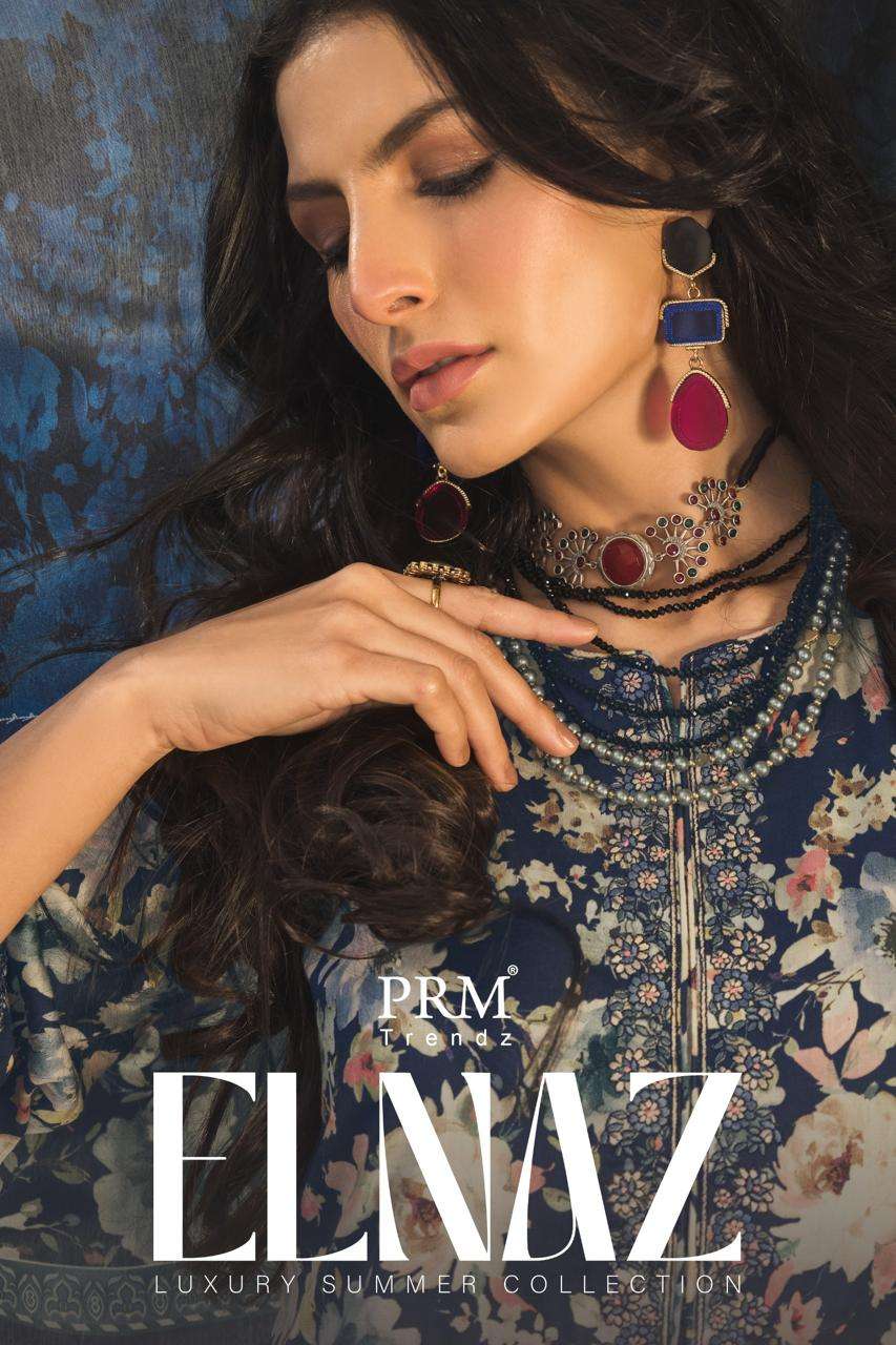 PRM TRENDZ ELNAZ JAM SILK DIGITAL PRINT WITH FANCY EMBROIDERY WORK SUIT