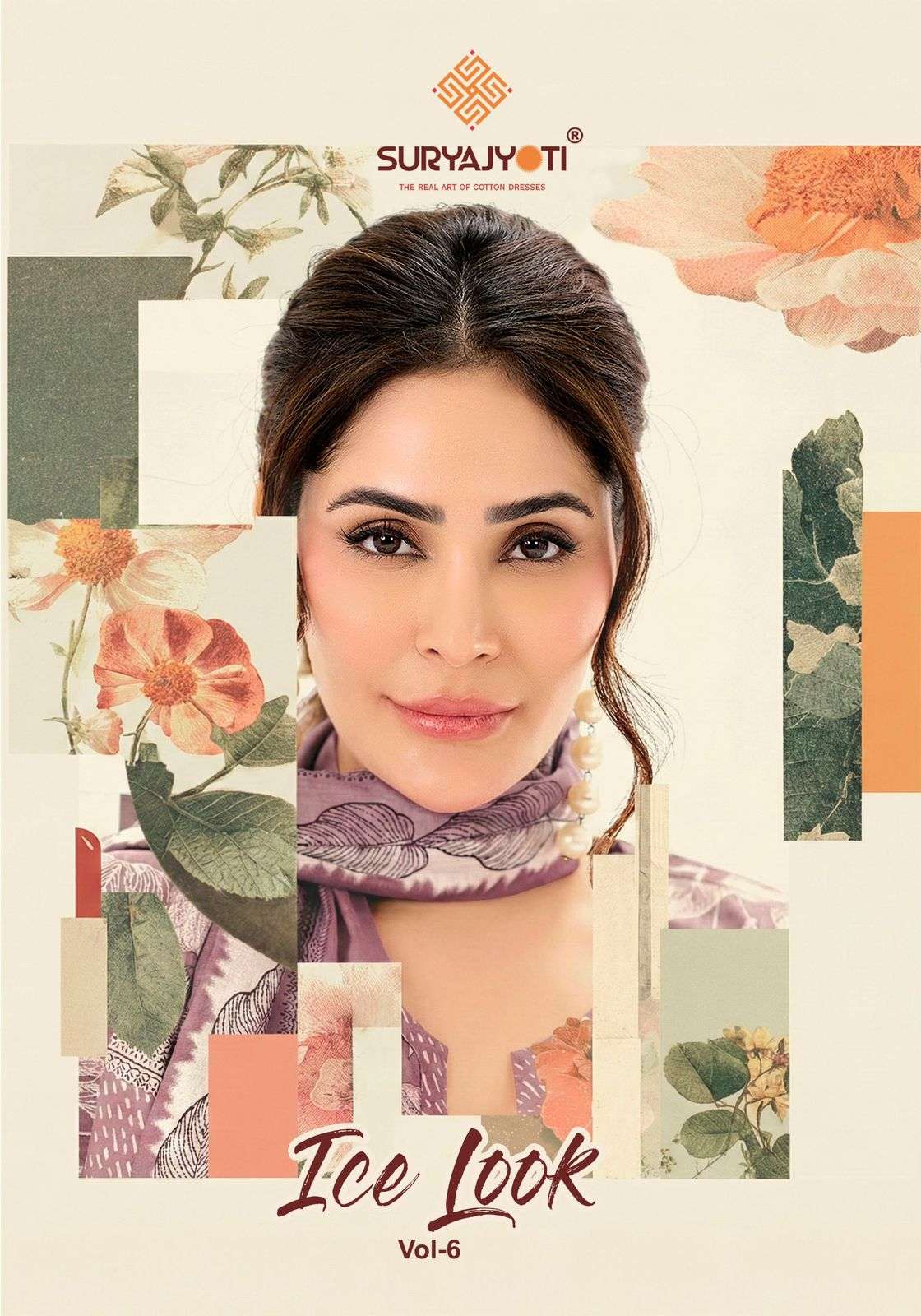 SURYAJYOTI ICE LOOK VOL 6 COTTON READY MADE LADIES SUIT