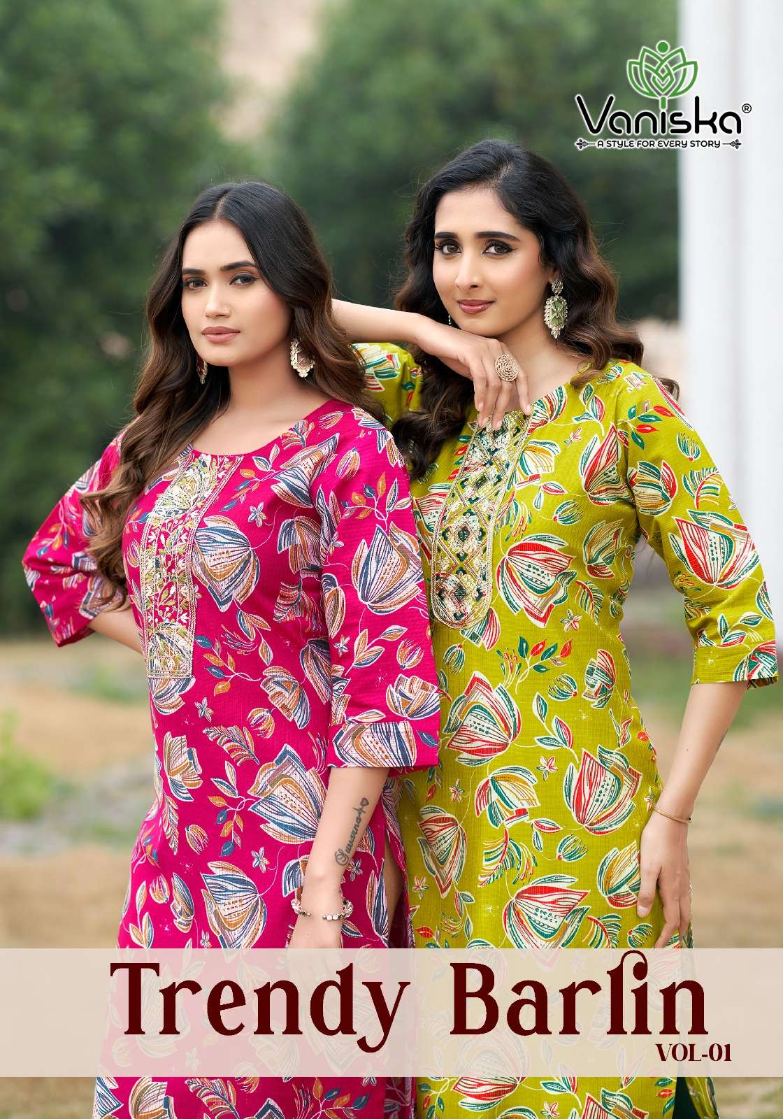 VANISKA TRENDY BARLIN VOL 1 FANCY PRINT LADIES KURTI 