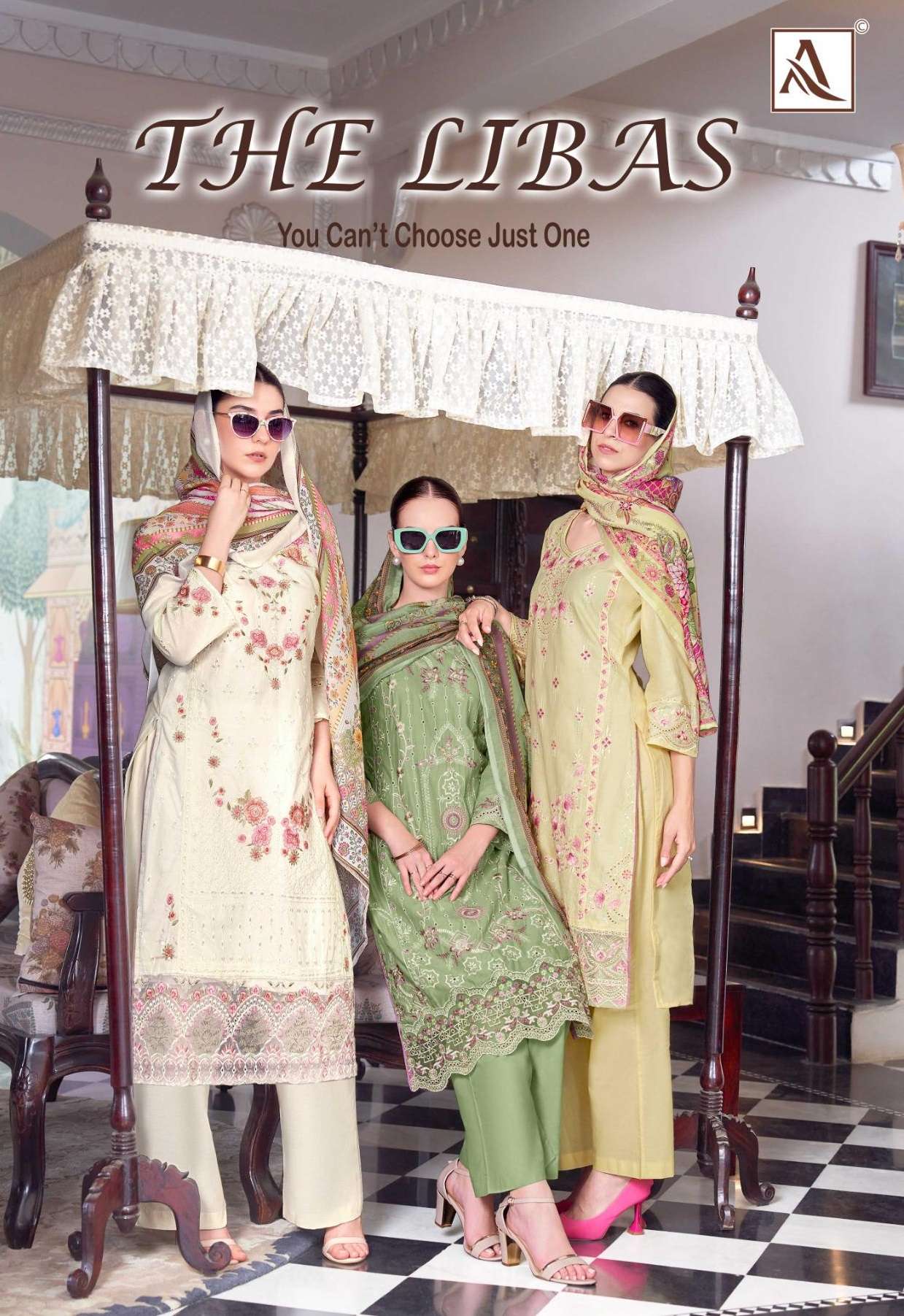 ALOK SUITS THE LIBAS LAWN COTTON FANCY EMBROIDERY WORK SUIT