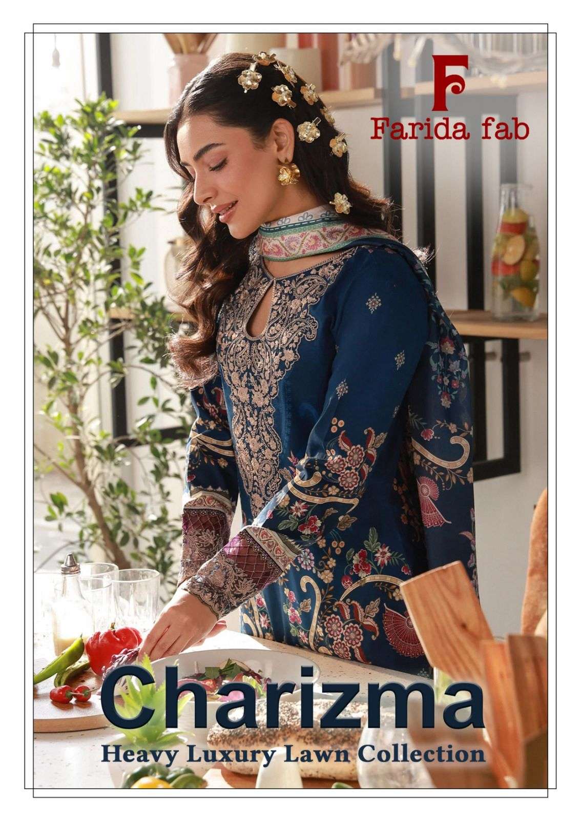 FARIDA FAB CHARIZMA COTTON DIGITAL PRINTS SALWAR SUIT