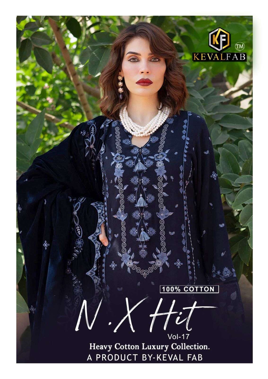 KEVAL FAB NX HIT COTTON LUXURY COLLECTION VOL 17 COTTON DIGITAL PRINTS SALWAR SUIT