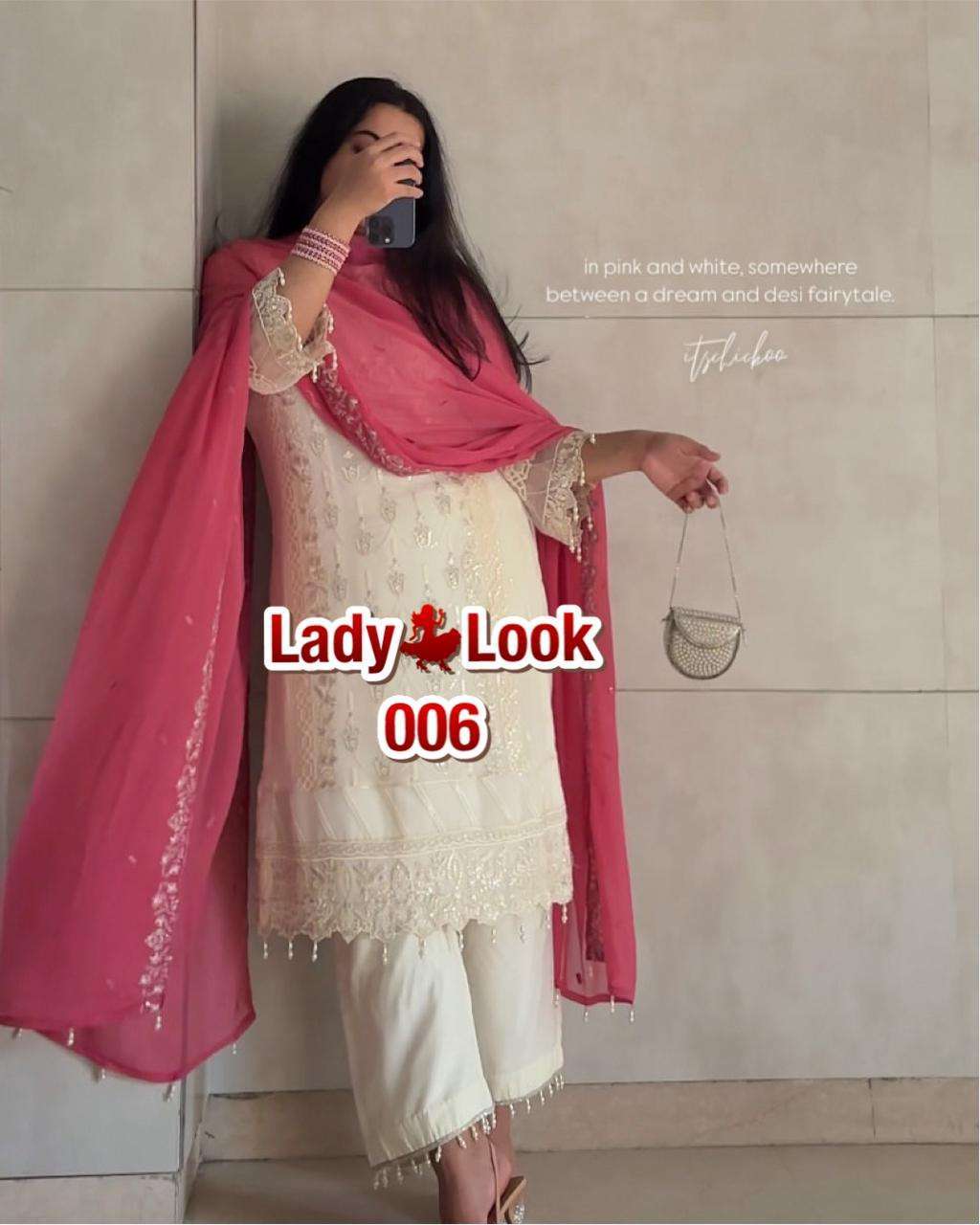LADY LOOK 006 GEORGETTE BEAUTIFUL DESIGNER LADIES SUIT