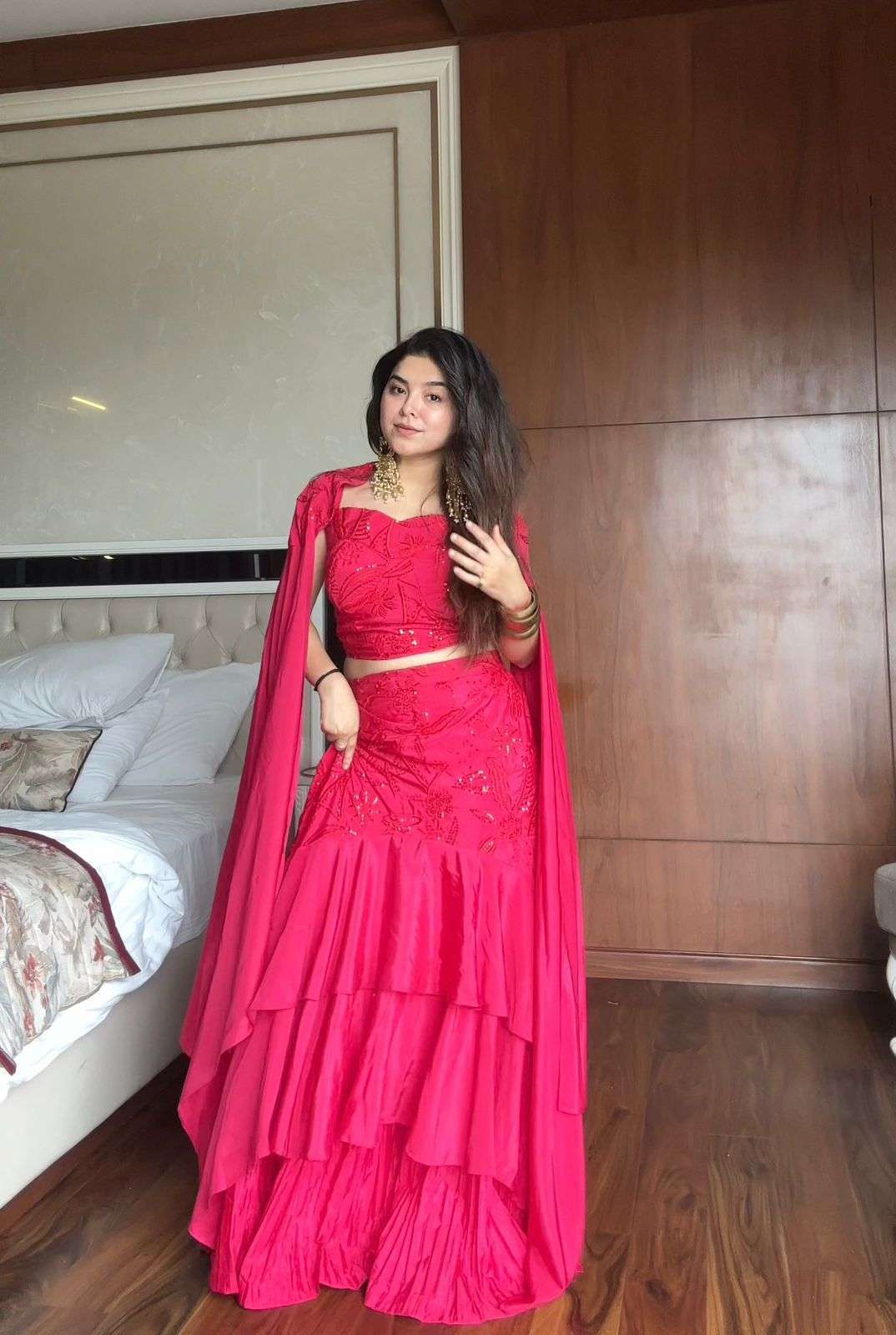 LM 03 CREPE PREETY LOOK DESIGNER FESTIVE WEAR LEHENGA CHOLI COLLECTION
