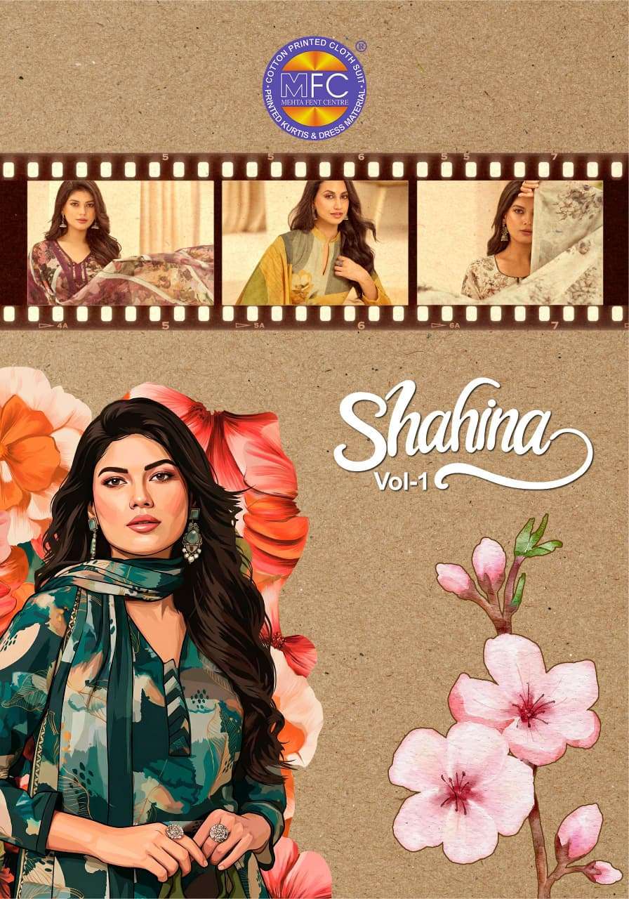 MFC SHAHINA VOL 1 HEAVY COTTON DIGITAL PRINT SALWAR SUIT