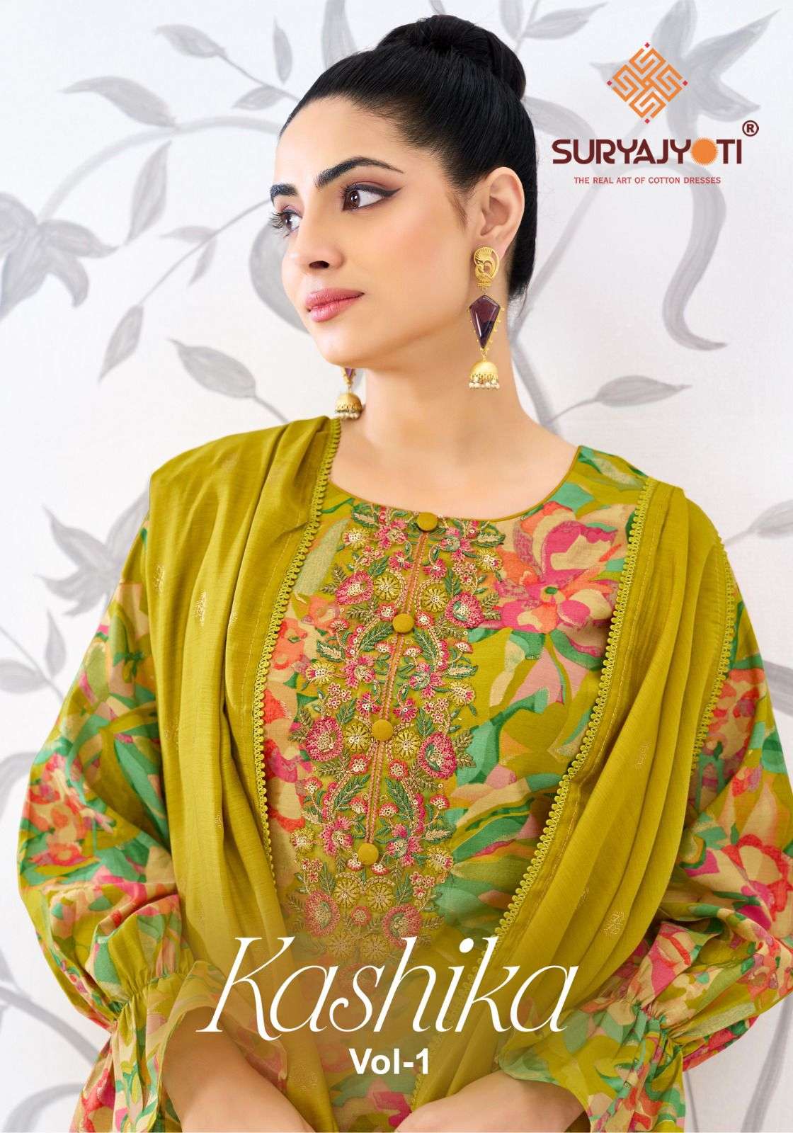 SURYAJYOTI KASHIKA VOL 1 MODAL SILK PRINT WITH EMBROIDERY WORK SUIT