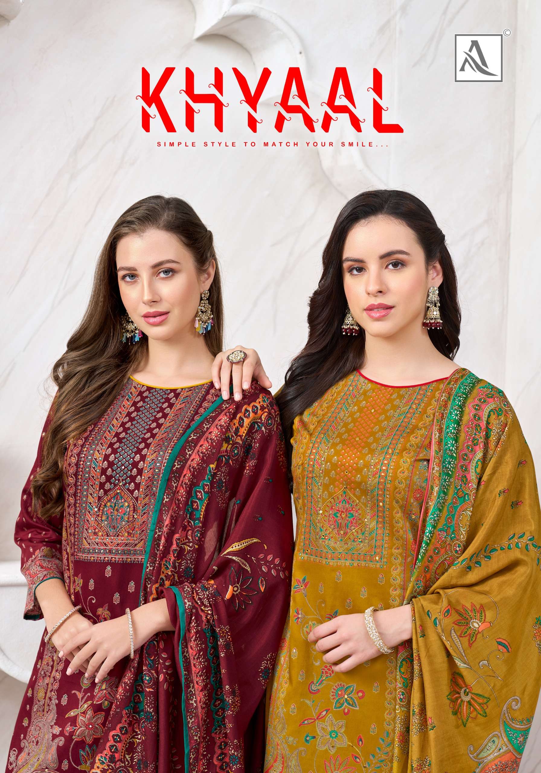 ALOK SUITS KHYAAL JAM COTTON PRINT WITH FANCY HAND WORK SUIT