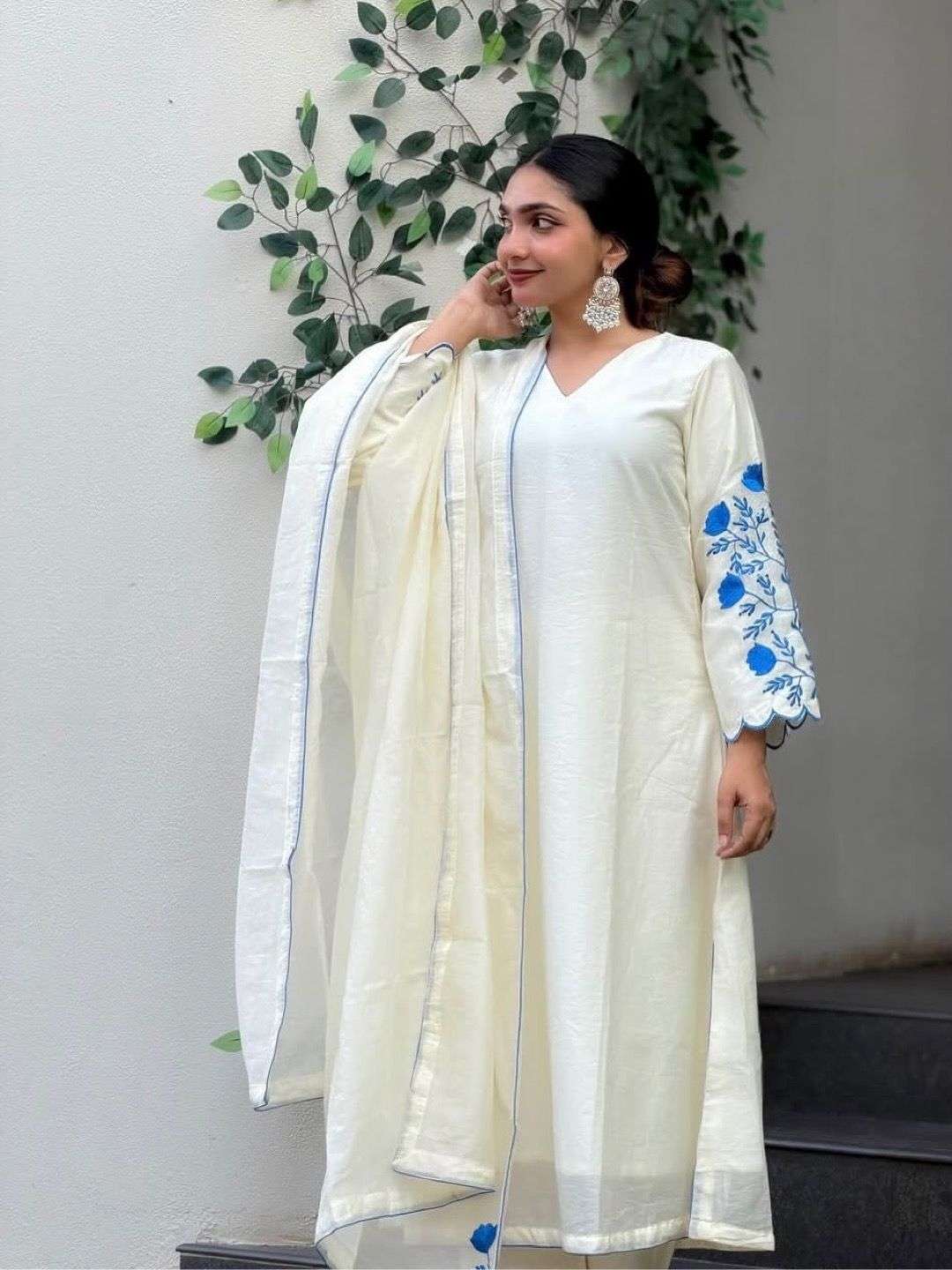 BE 455 SILK SUMMER WEAR PREETY LOOK DESIGNER LADIES 3PCS SET COLLECTION 