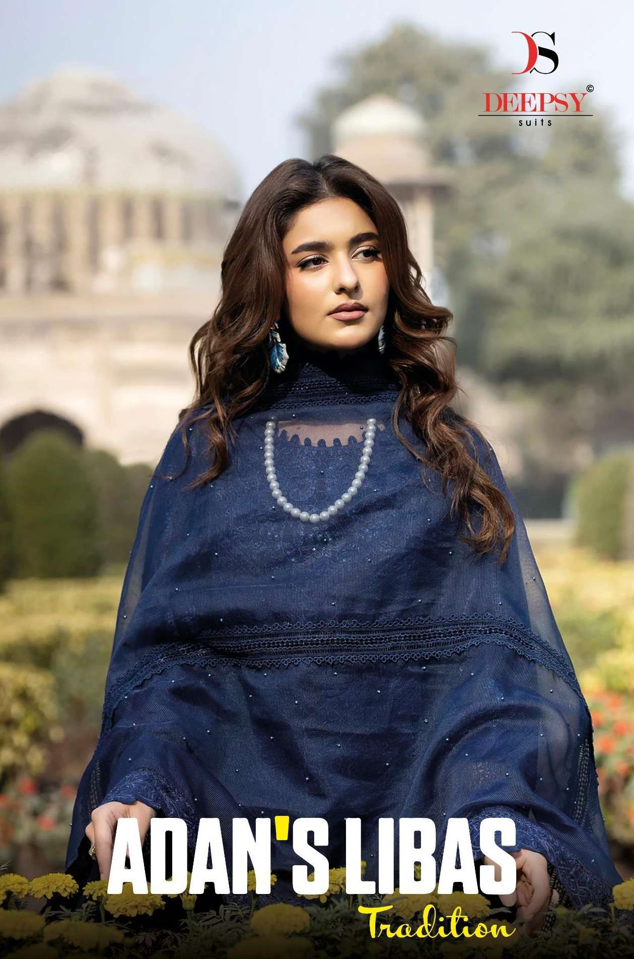 DEEPSY SUITS ADAN LIBAS TRADITION COTTON HEAVY EMBROIDERY DESIGNER WORK SUIT