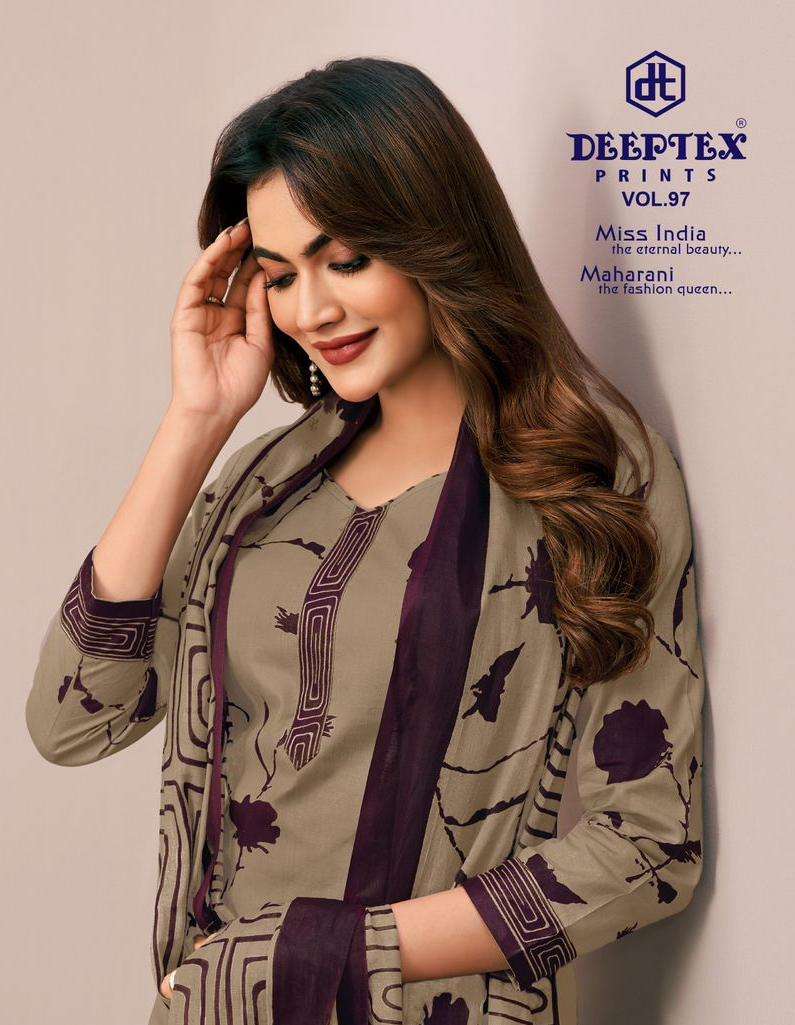 DEEPTEX PRINTS MISS INDIA VOL 97 COTTON PRINTED LADIES SALWAR SUIT	