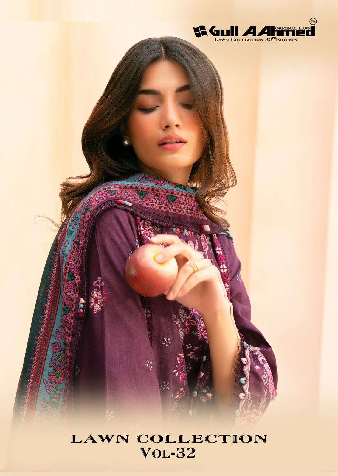 GULL AAHMED LAWN COLLECTION VOL 32 COTTON DIGITAL PRINTS SALWAR SUIT