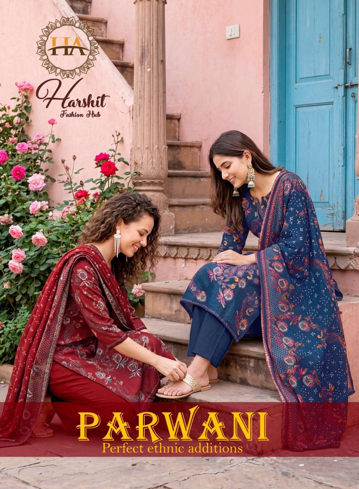 HARSHIT FASHION PARWANI JAM COTTON DESIGNER PRINT SALWAR SUIT