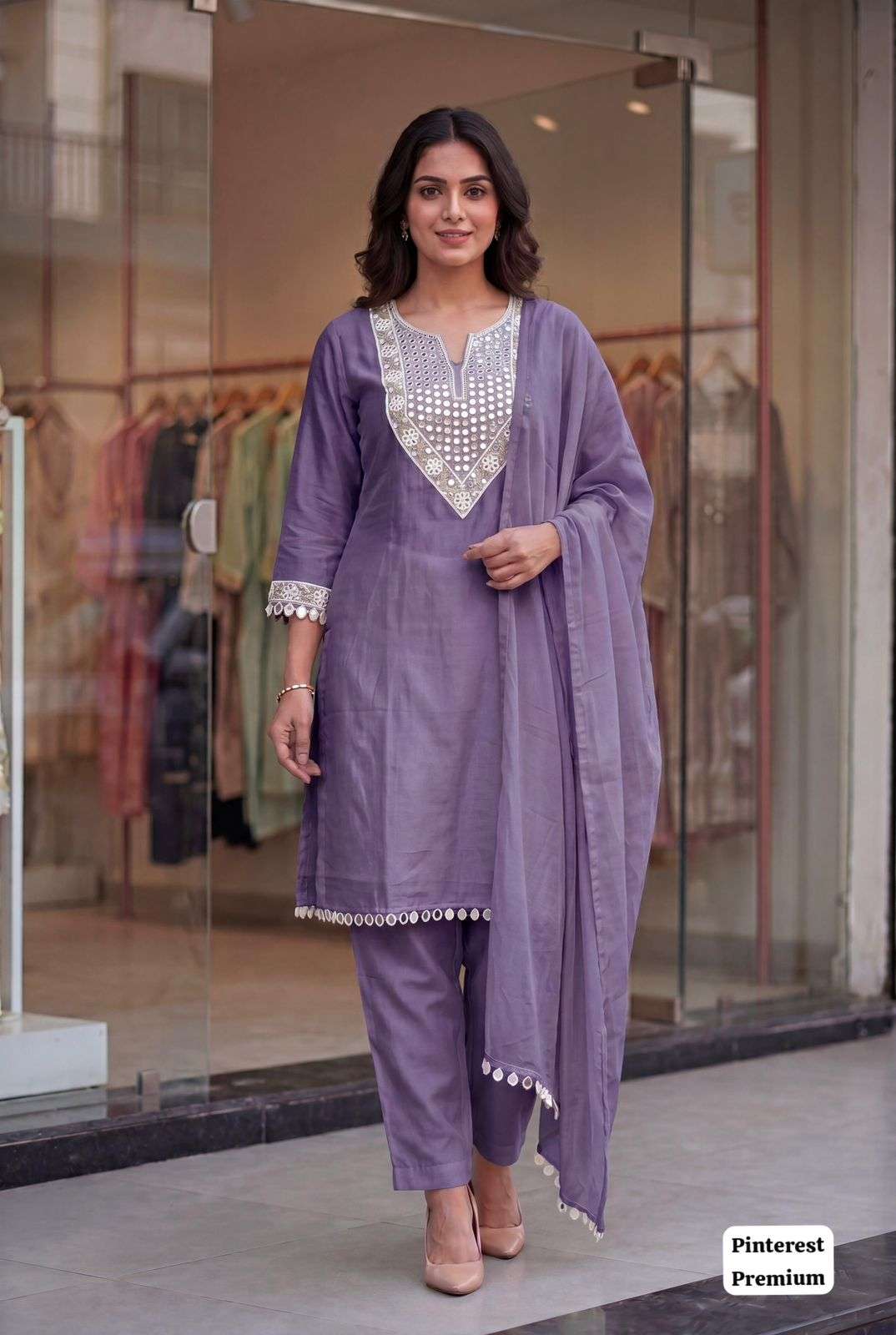 INLI PINTEREST PREMIUM VOL 3 SILK FANCY WORKS STYLE LADIES 3PCS SET COLLECTION 