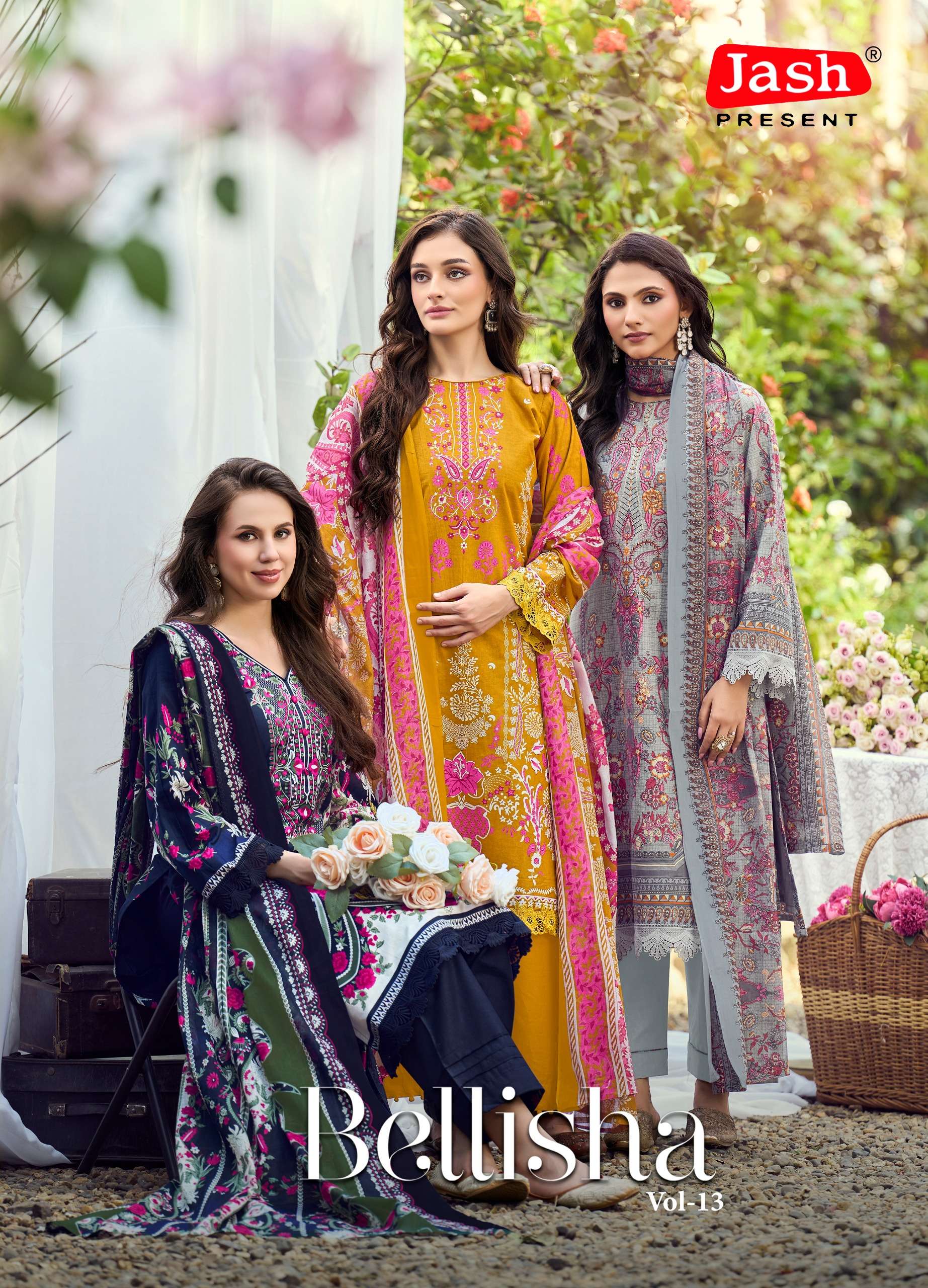 JASH BELLIZA VOL 13 COTTON DIGITAL PRINT SALWAR SUIT