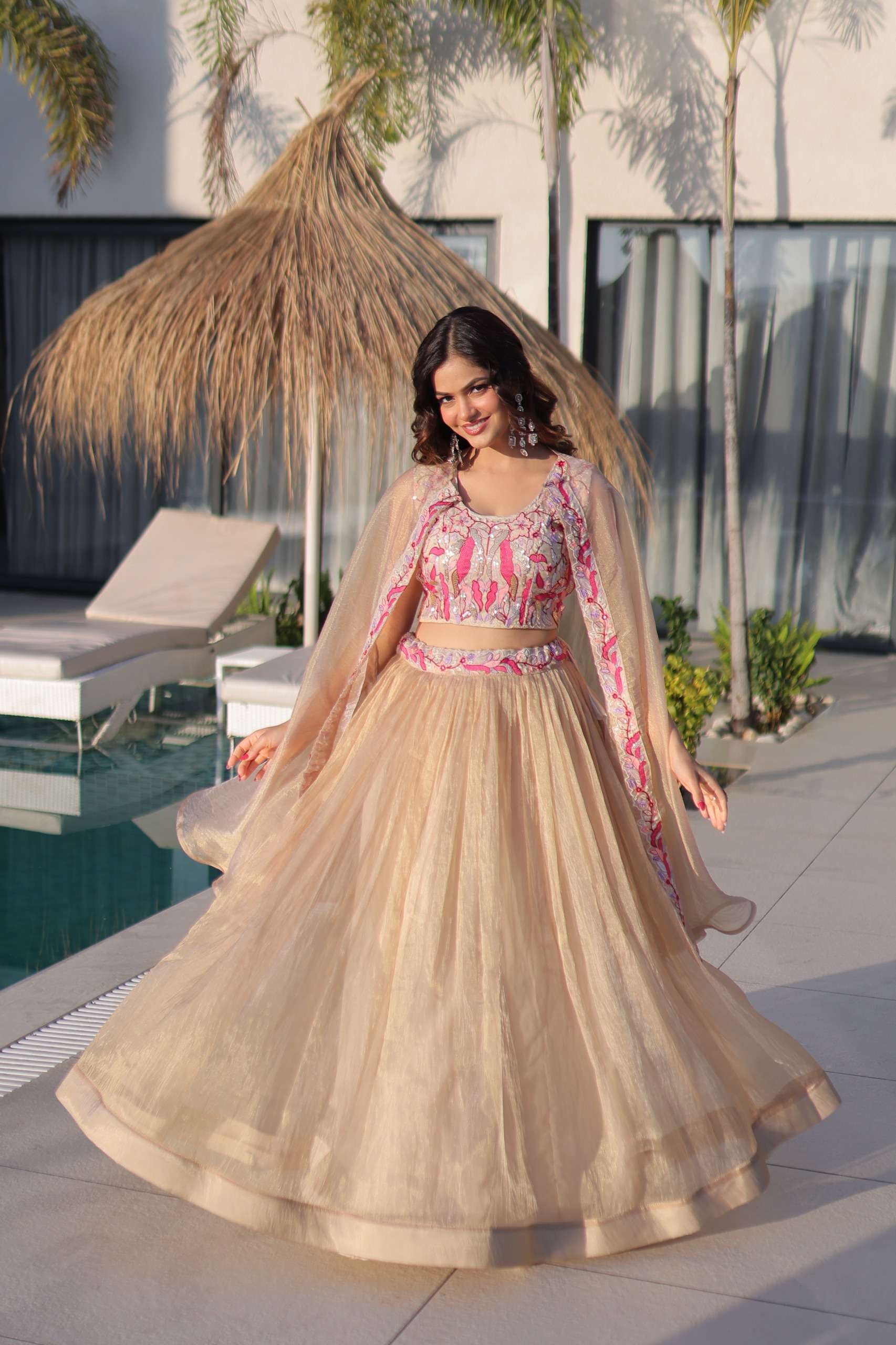 KA 5068 SILK BEAUTIFUL DESIGNER LOOK PARTY WEAR LADIES DRESS