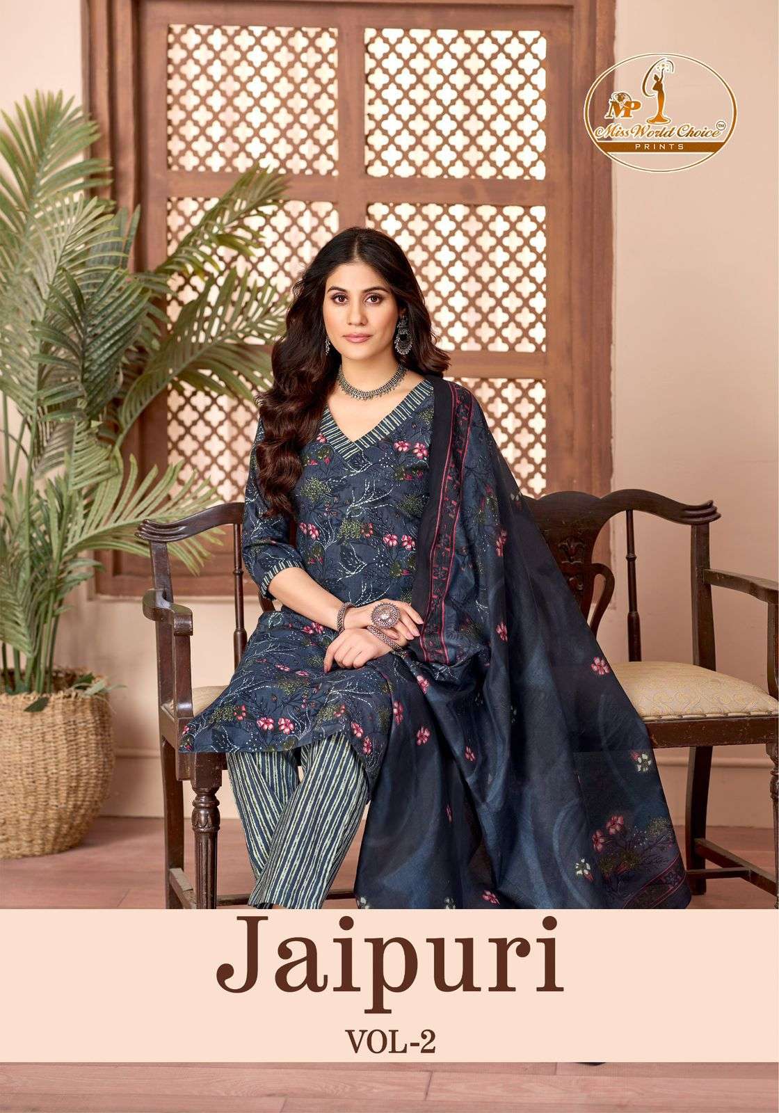 MISS WORLD CHOICE JAIPURI VOL 2 COTTON PRINTED SALWAR SUIT