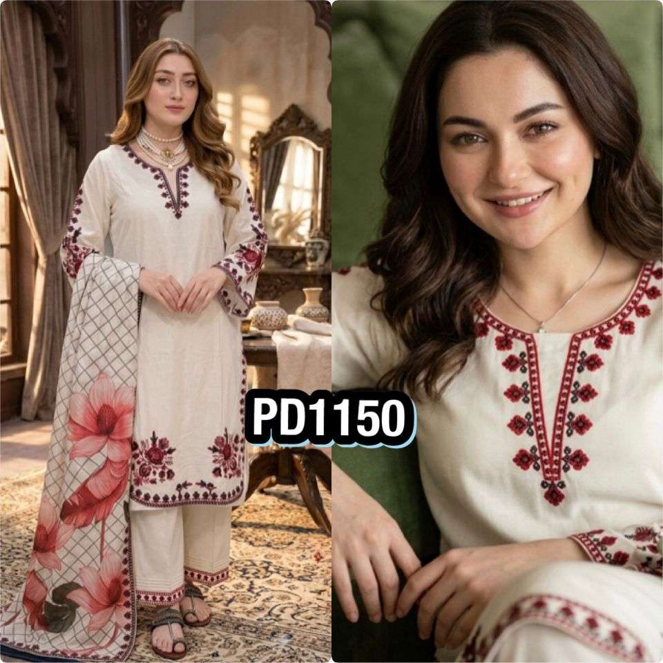 PD 1150 RAYON FANCY SEQUENCE EMBROIDERY WORK READY MADE LADIES SUIT