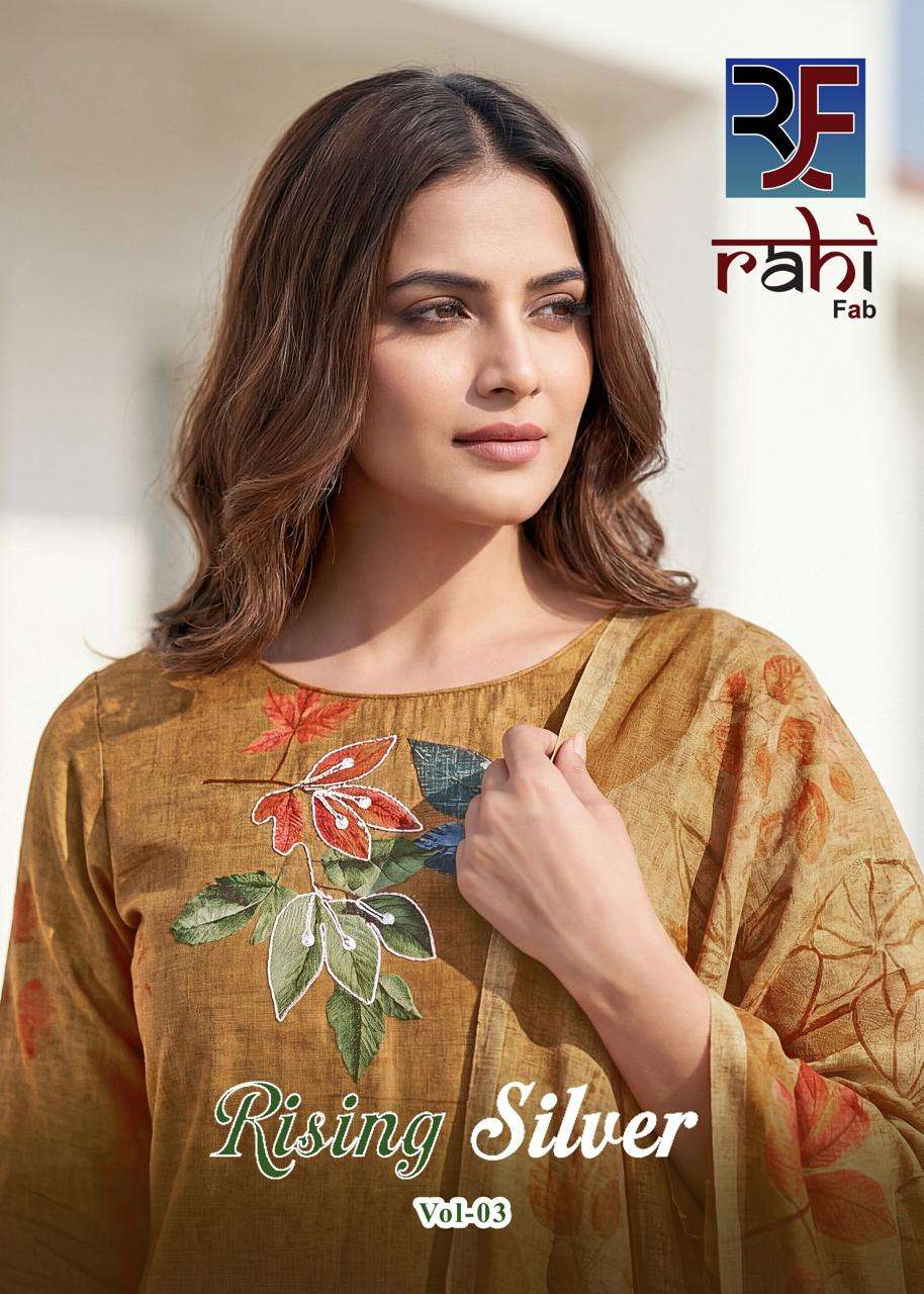 RAHI FAB RISING SILVER VOL 3 READY MADE COLLECTION 