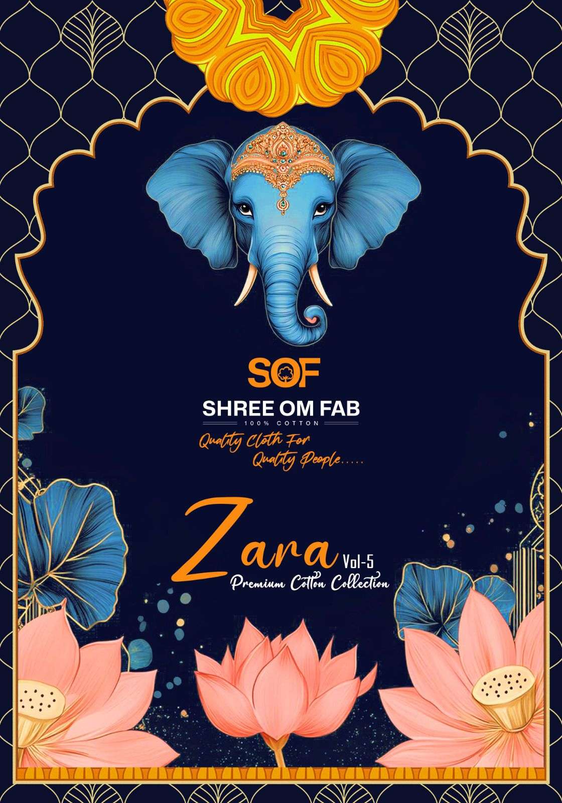 SHREE OM FAB ZARA VOL 5 COTTON PRINTED LADIES SALWAR SUIT